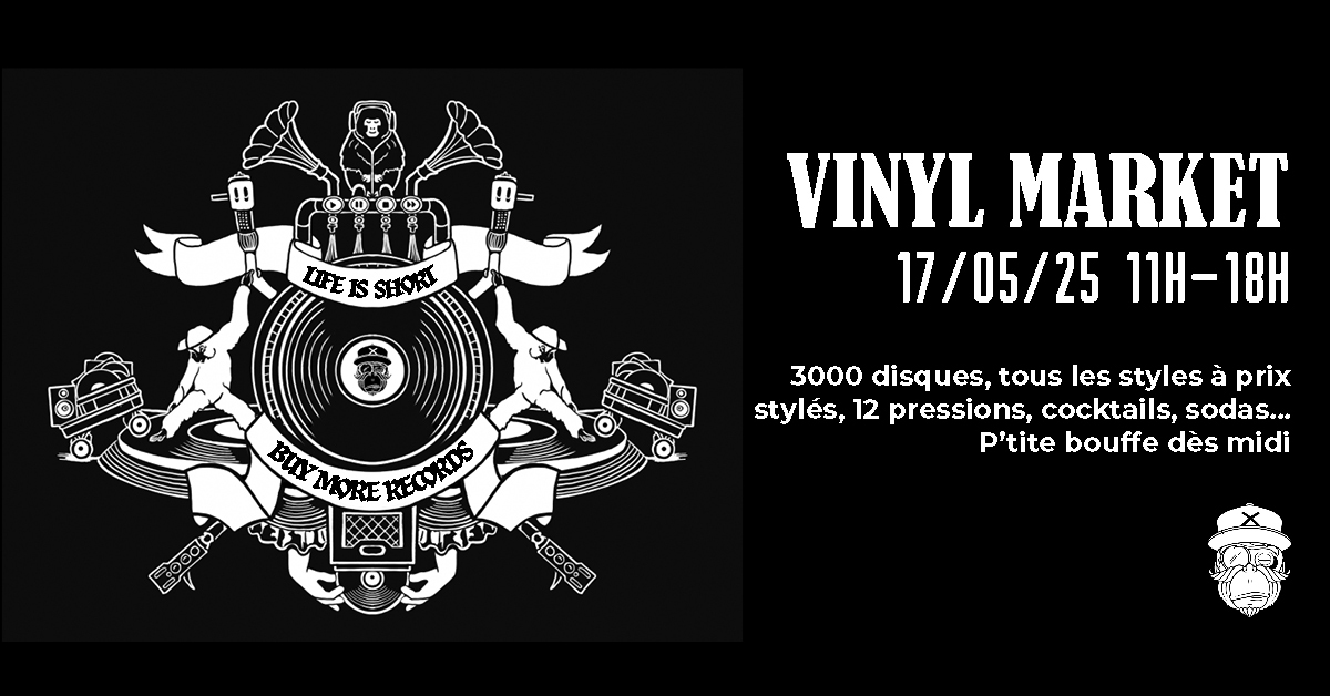 Vinyl market #5 au Bar du Singe Savant