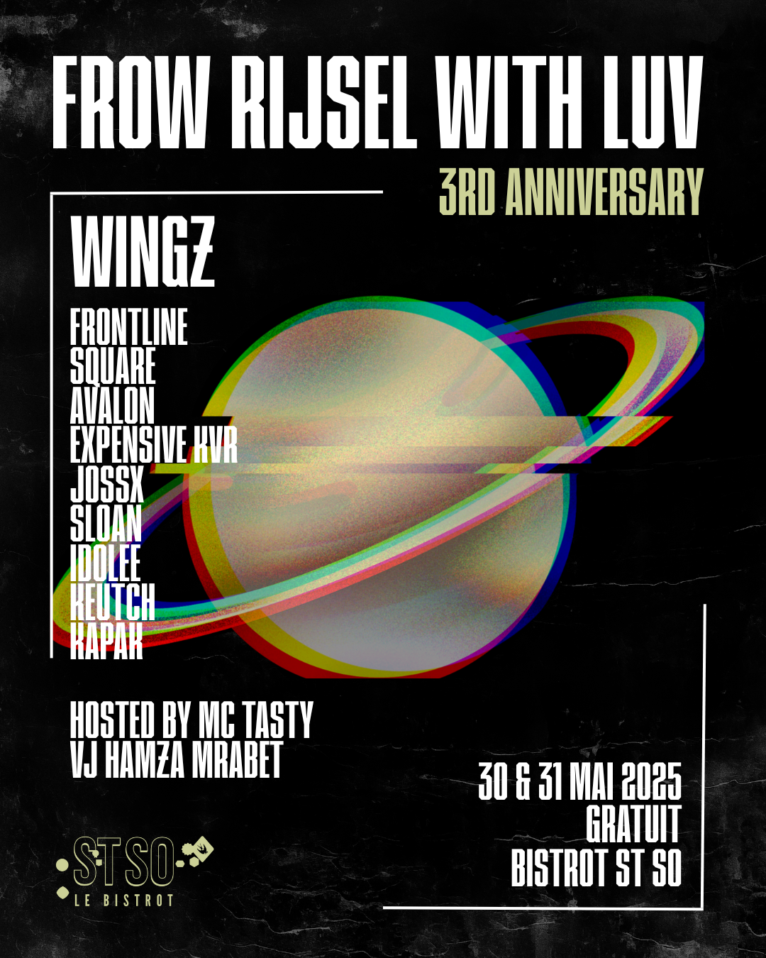From Rijsel With Love – 3e anniversaire à St So