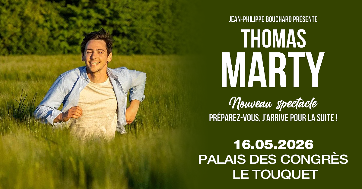 Thomas Marty au Palais des Congrès du Touquet