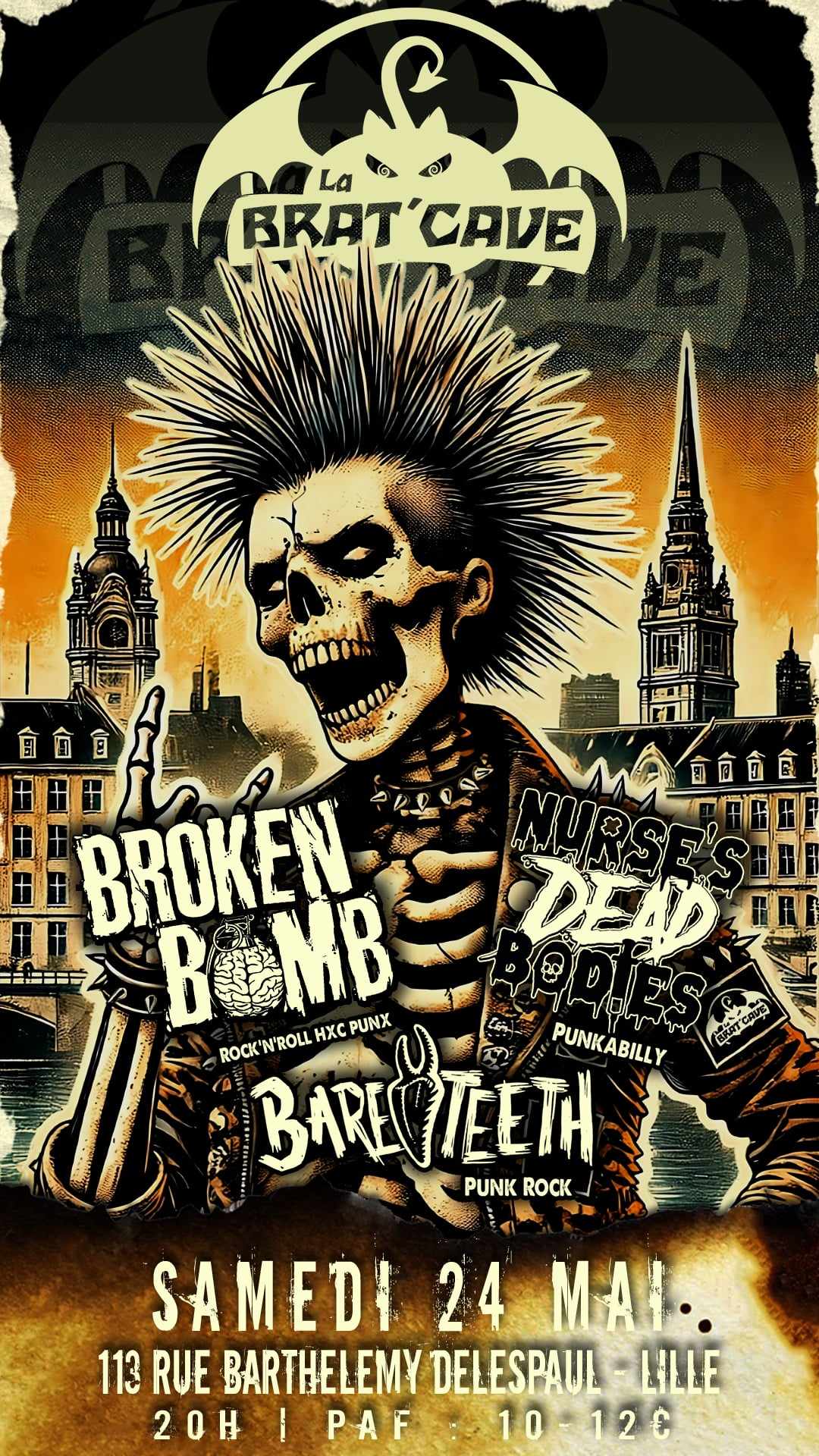 Broken Bomb + Nurse’s Dead Bodies + Bare Teeth