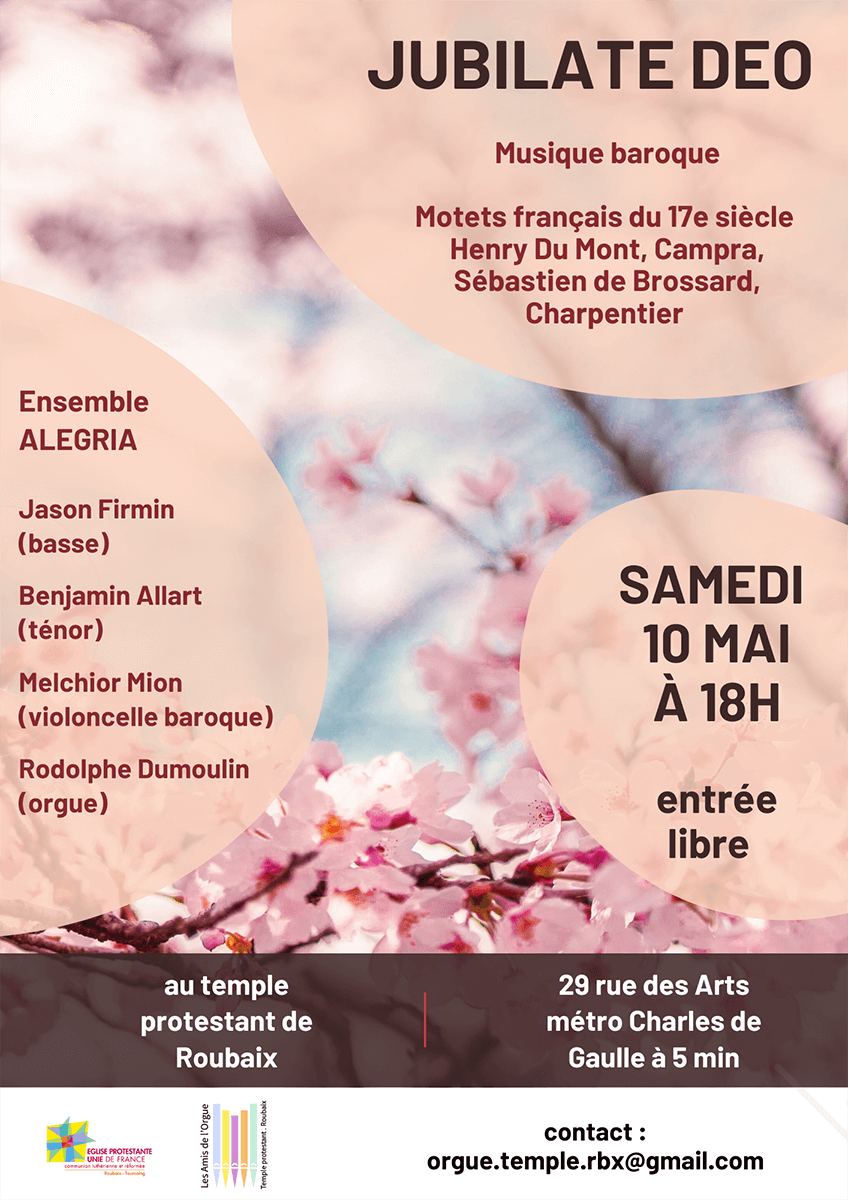 Ensemble Alegria : Jubilate Deo, musique baroque