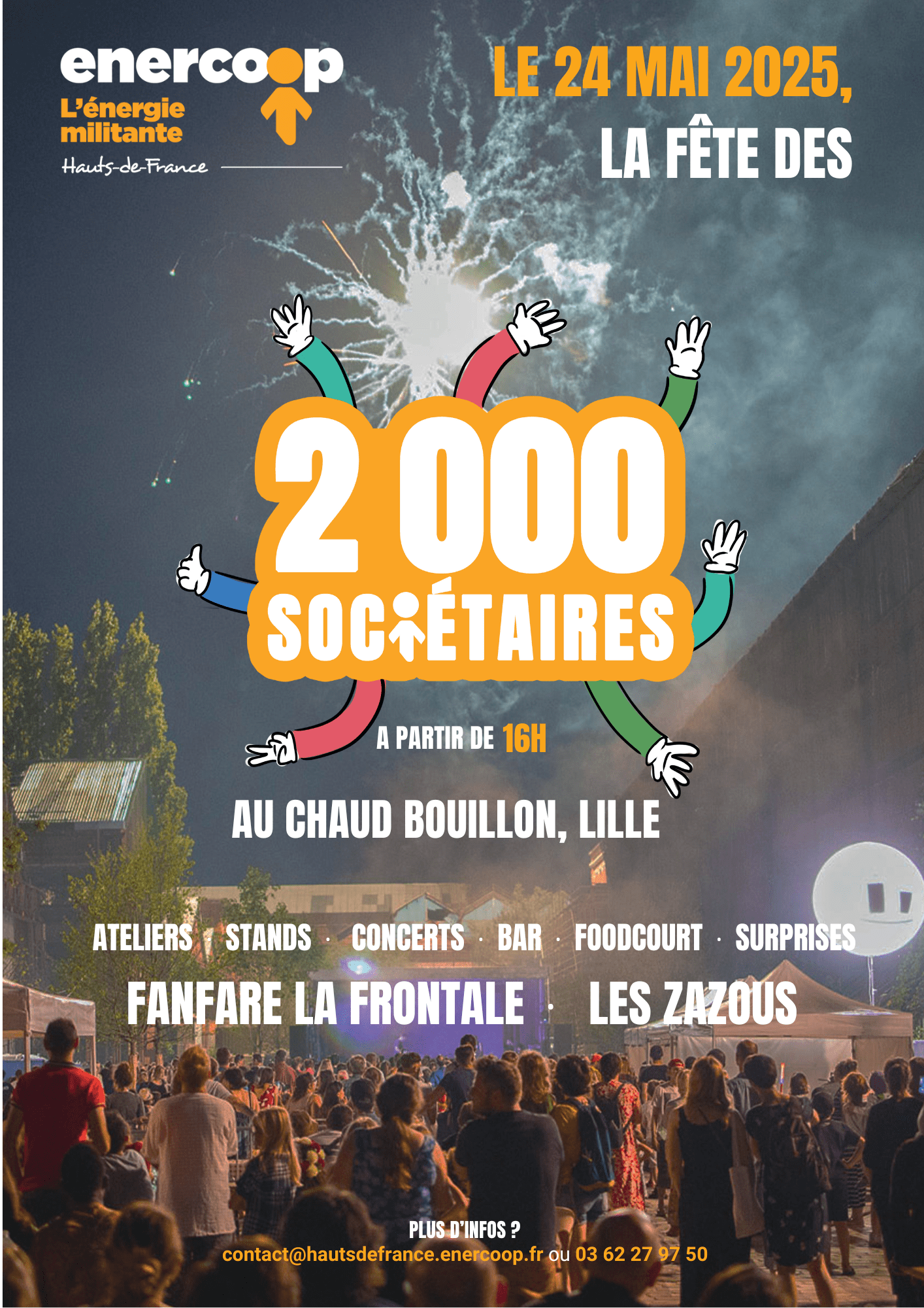 La fête des 2000 sociétaires d’Enercoop à Chaud Bouillon