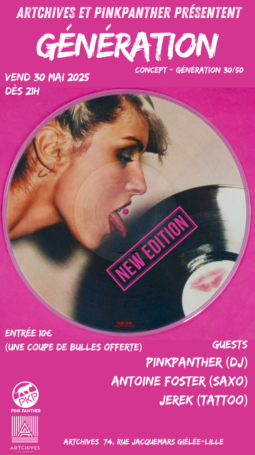 Génération by Artchives x Pink Panther