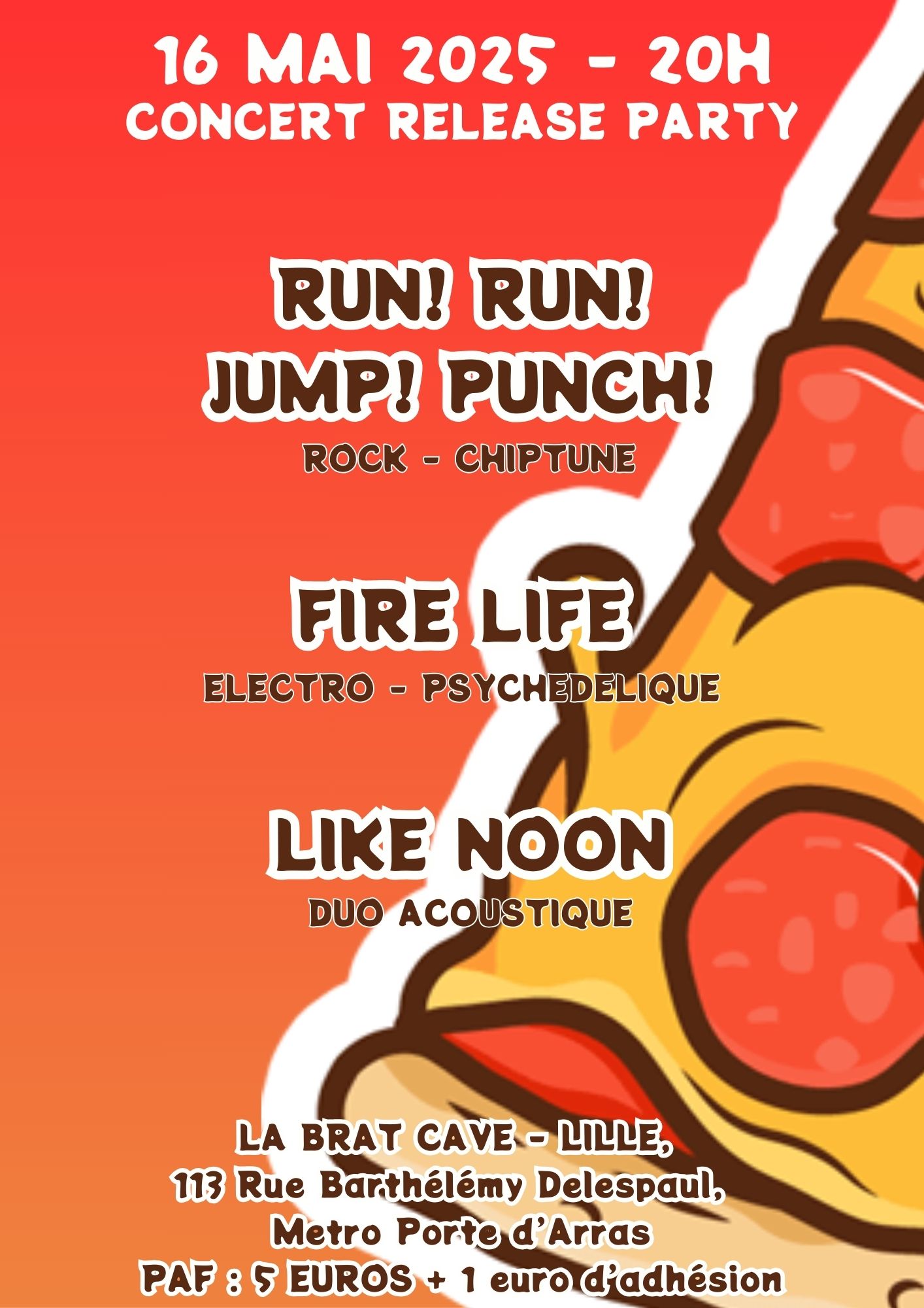 Run! Run! Jump! Punch! + Fire Life + Like Noon