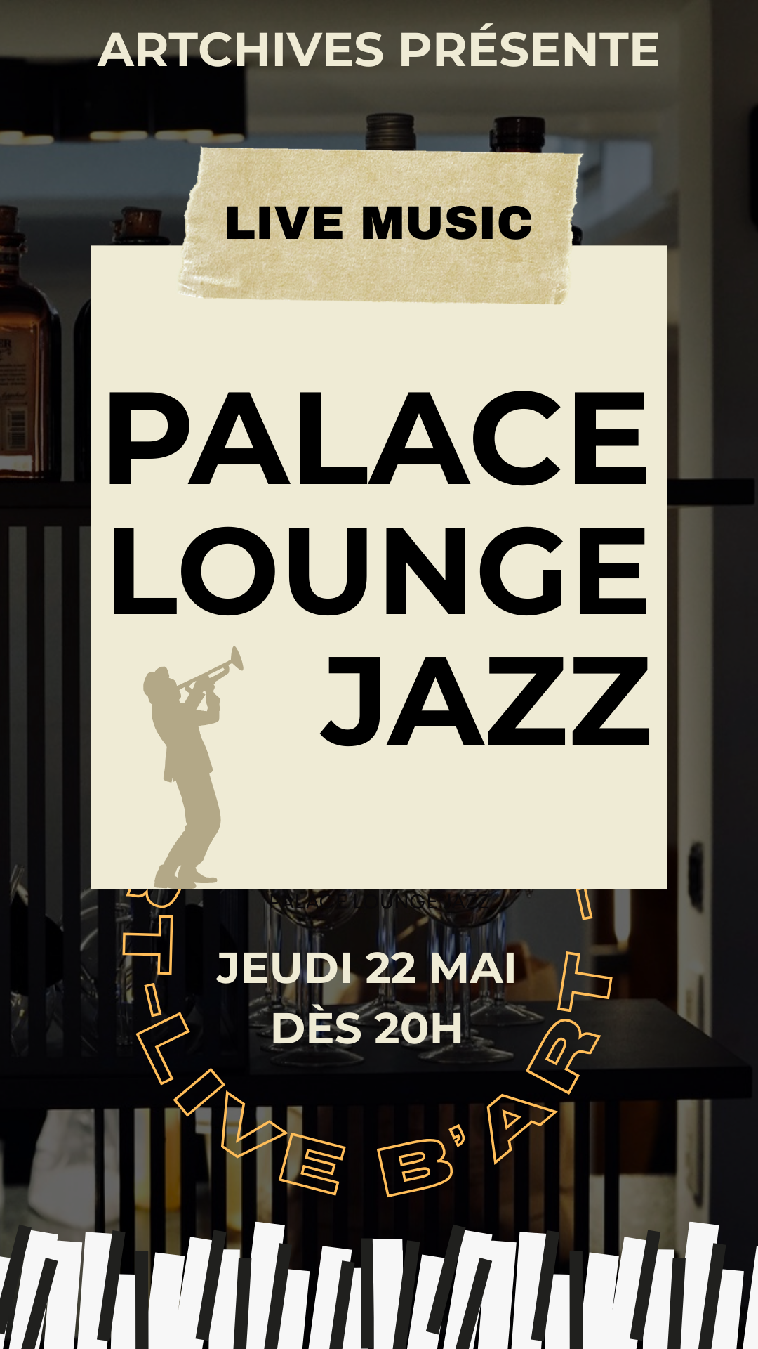Live B’ART de Palace Lounge Jazz chez Artchives