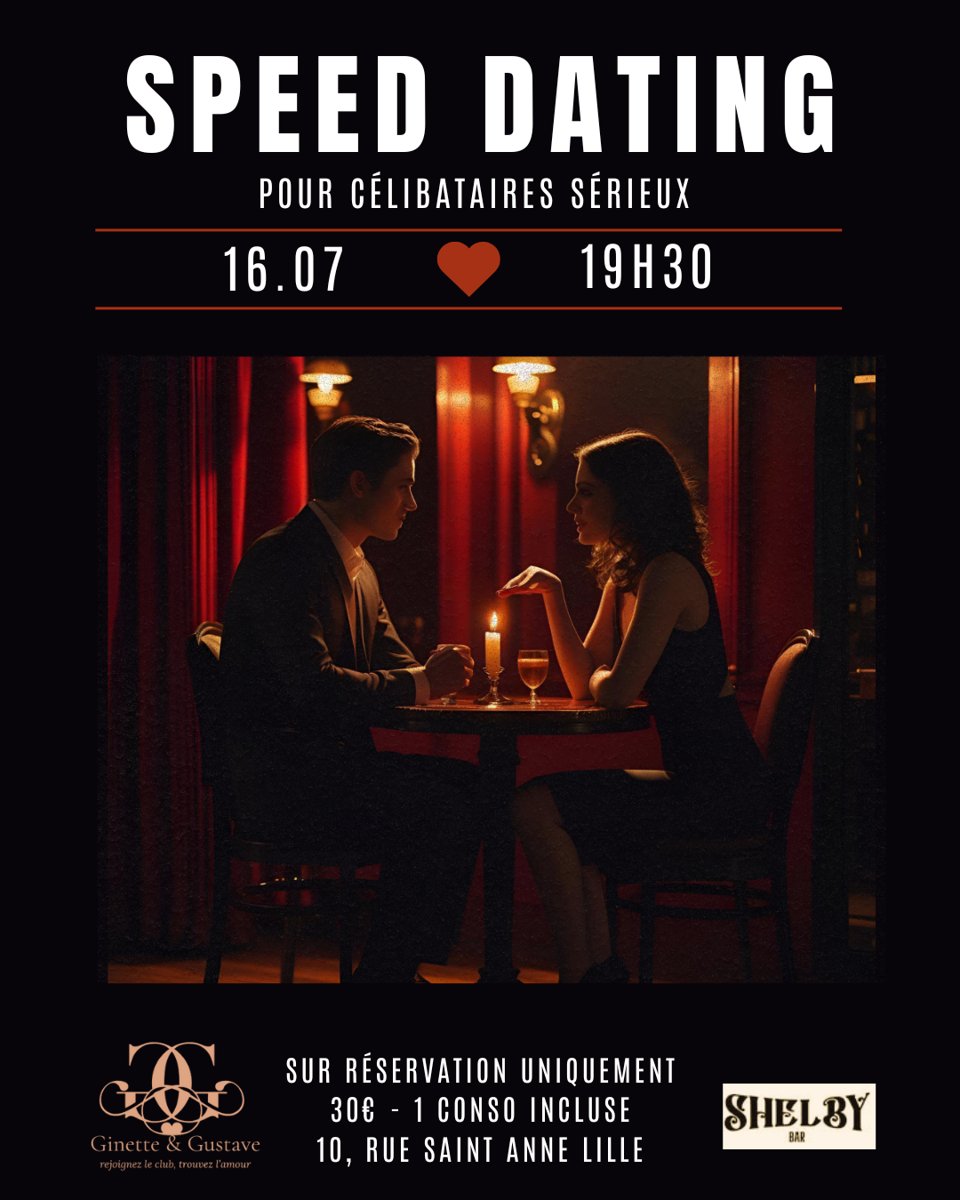 Speed dating confidentiel dans un speakeasy lillois