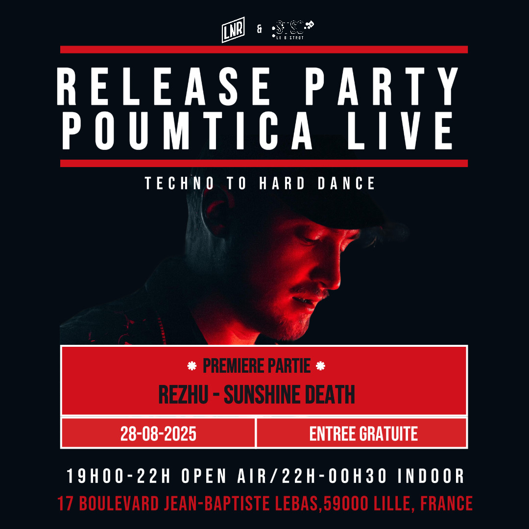 Release Party : Poumtica live x Rezhu x Sunshine Death