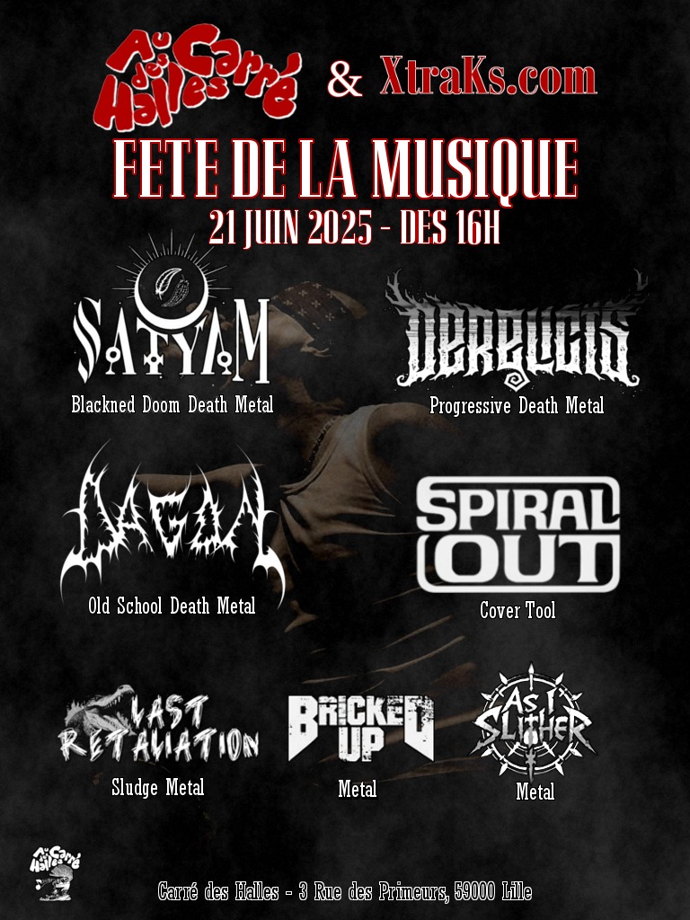Fête de la Musique 100% métal au Carré des Halles