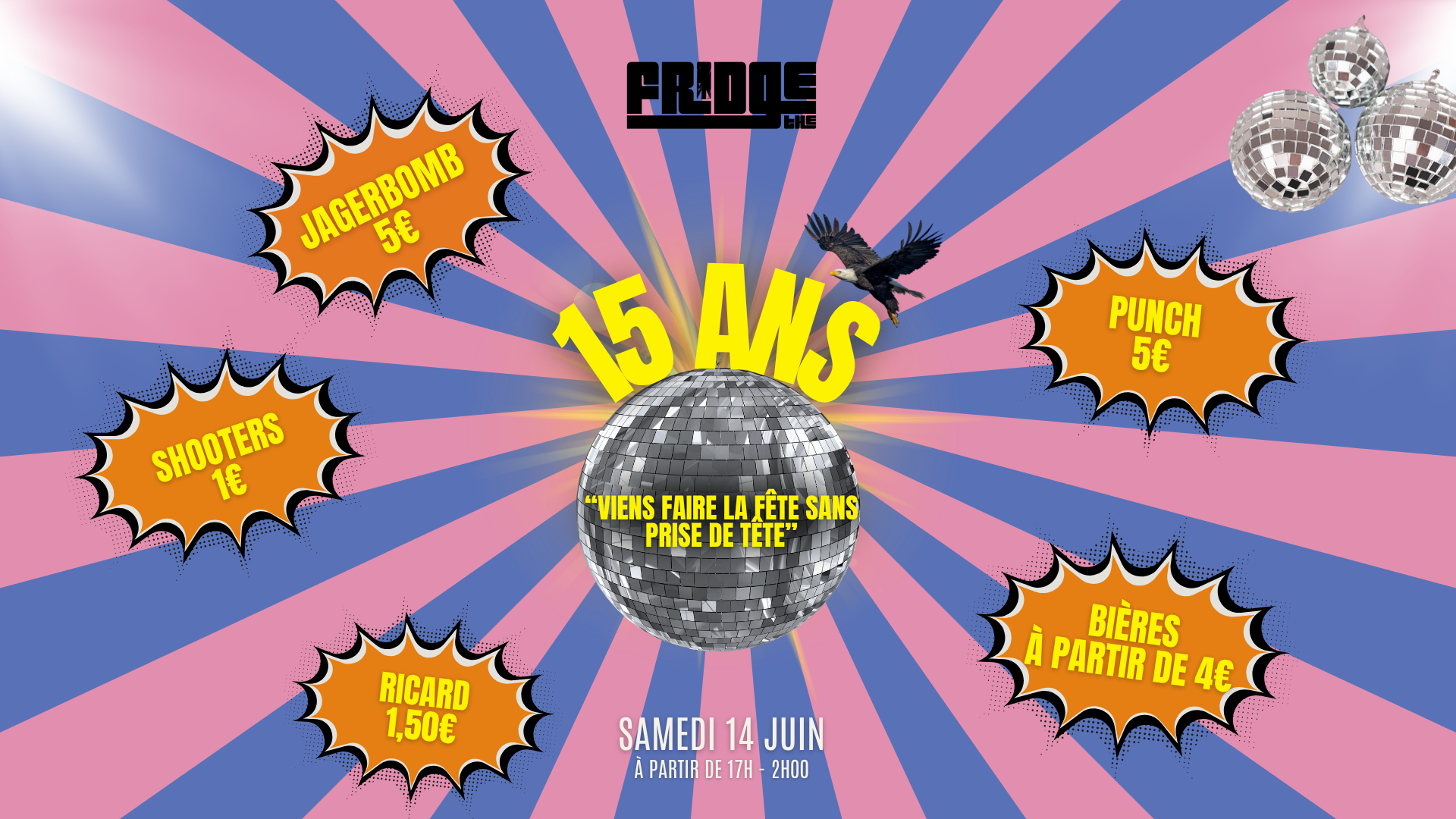 L’anniversaire du Fridge Bar