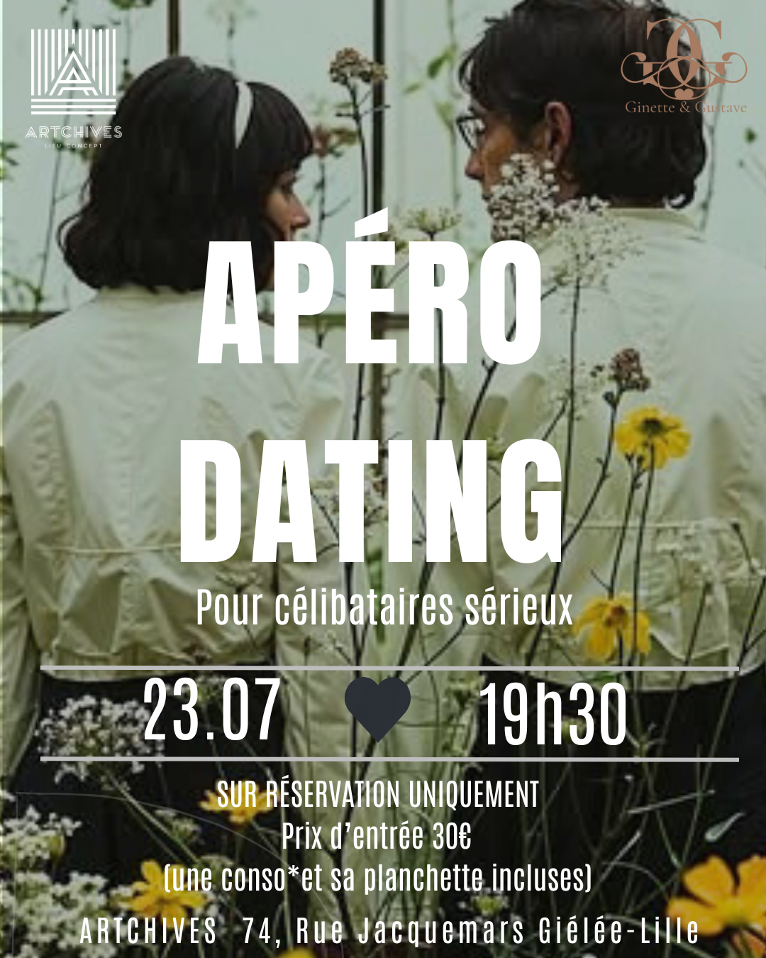 Apéro dating chez Artchives
