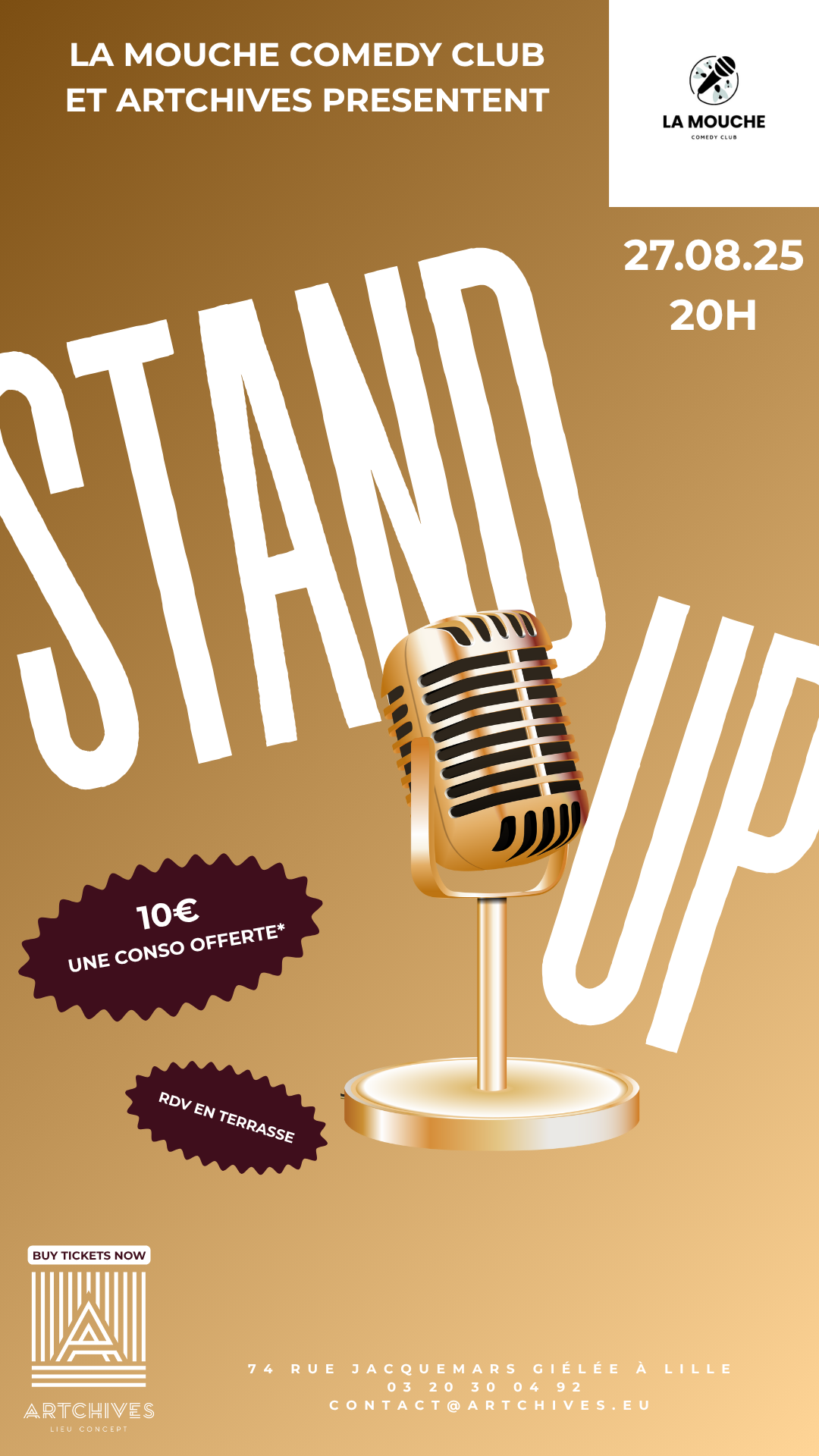 Stand-up avec la Mouche Comedy Club