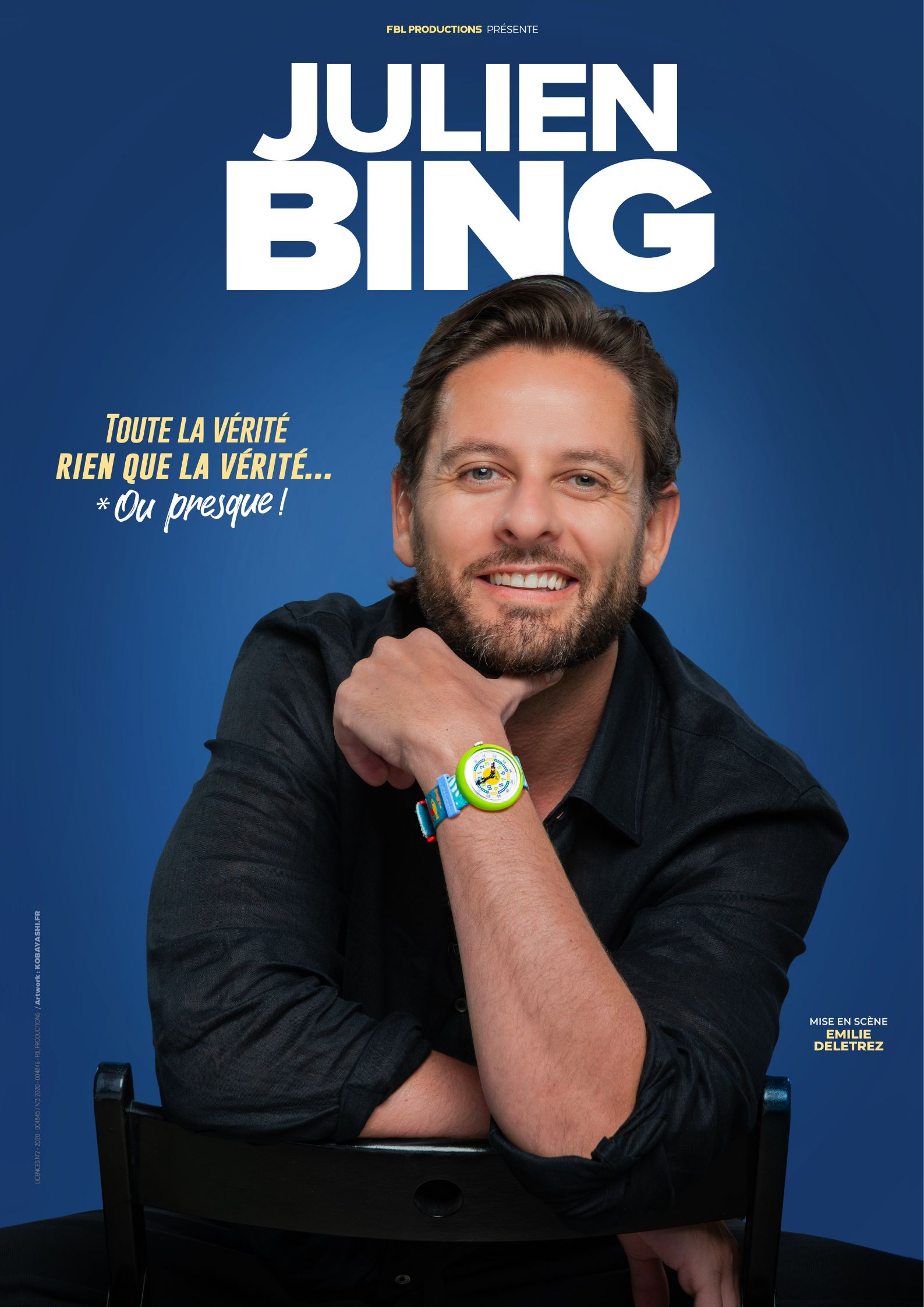 Julien Bing en spectacle