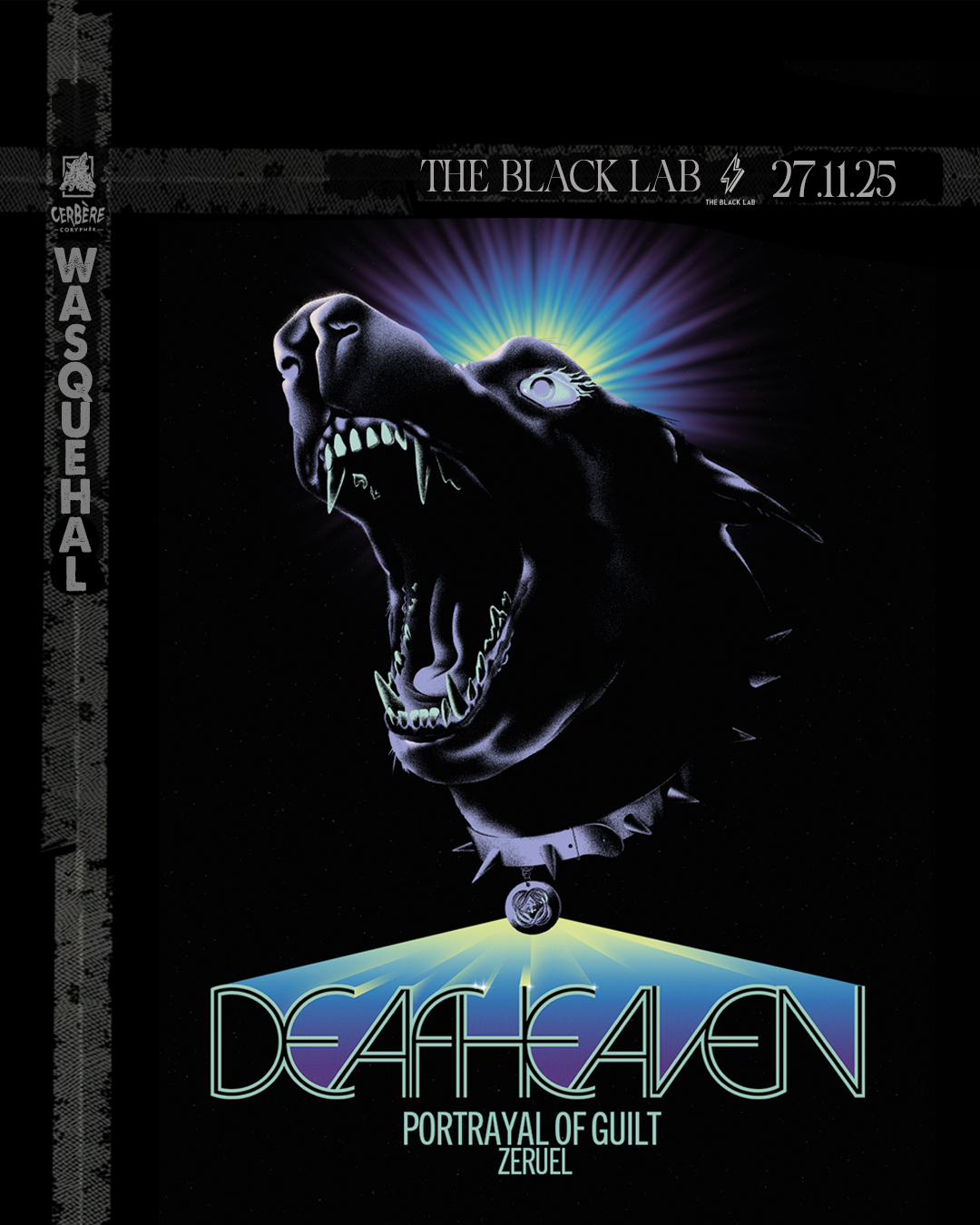 Deafheaven + Portrayal of Guilt + Zeruel au Black Lab