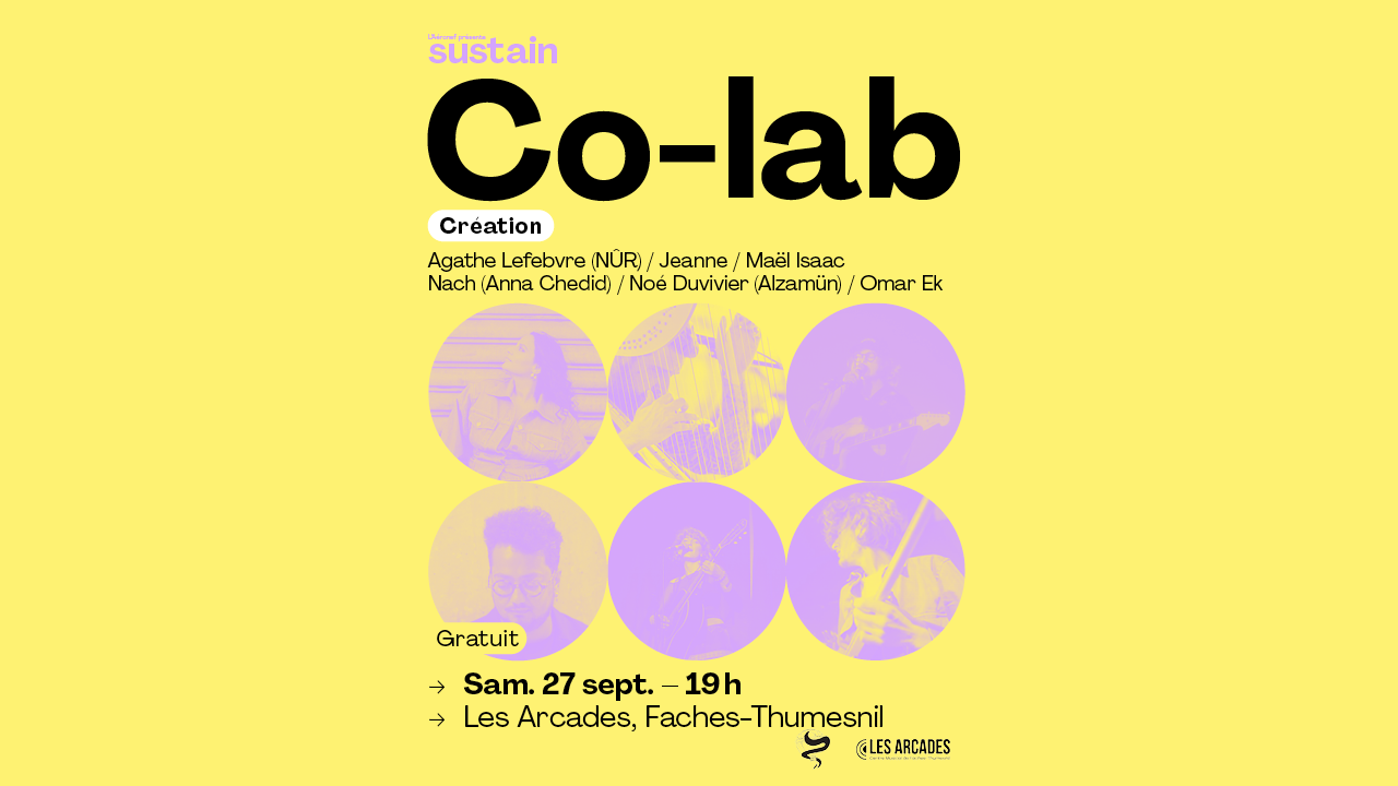 La création musicale Co-Lab aux Arcades