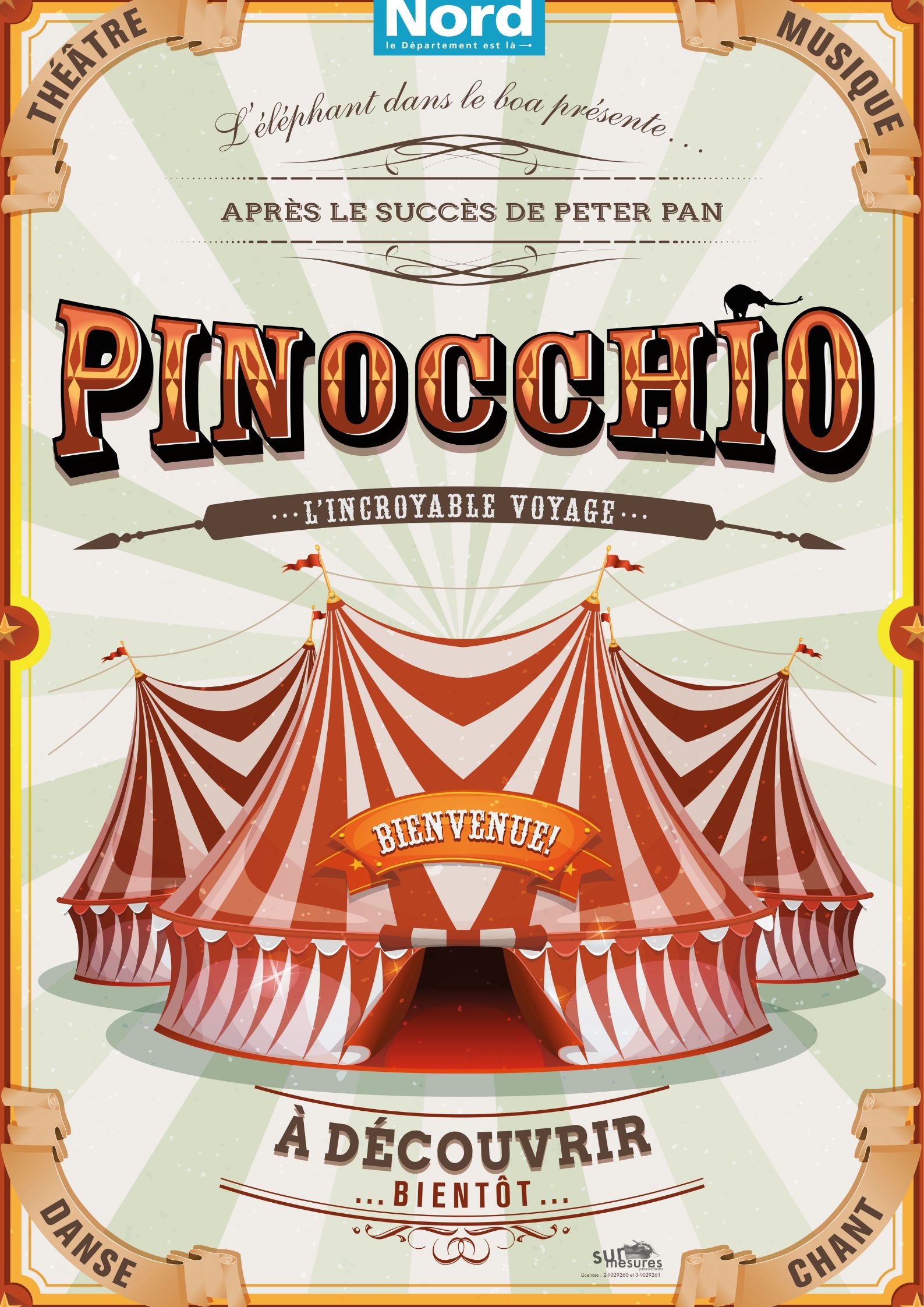 Le spectacle Pinocchio, l’incroyable voyage