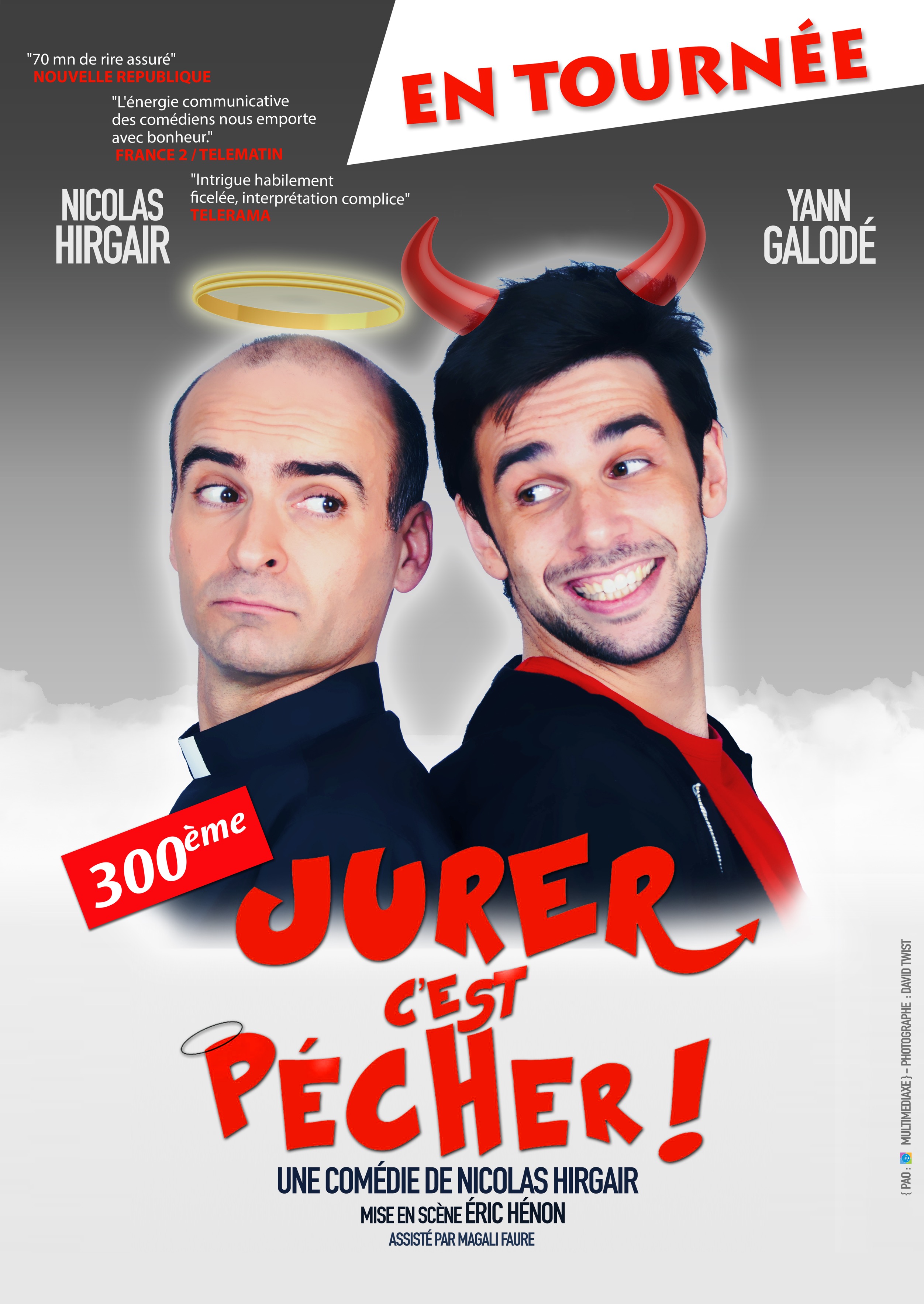 Le spectacle Jurer c’est pécher