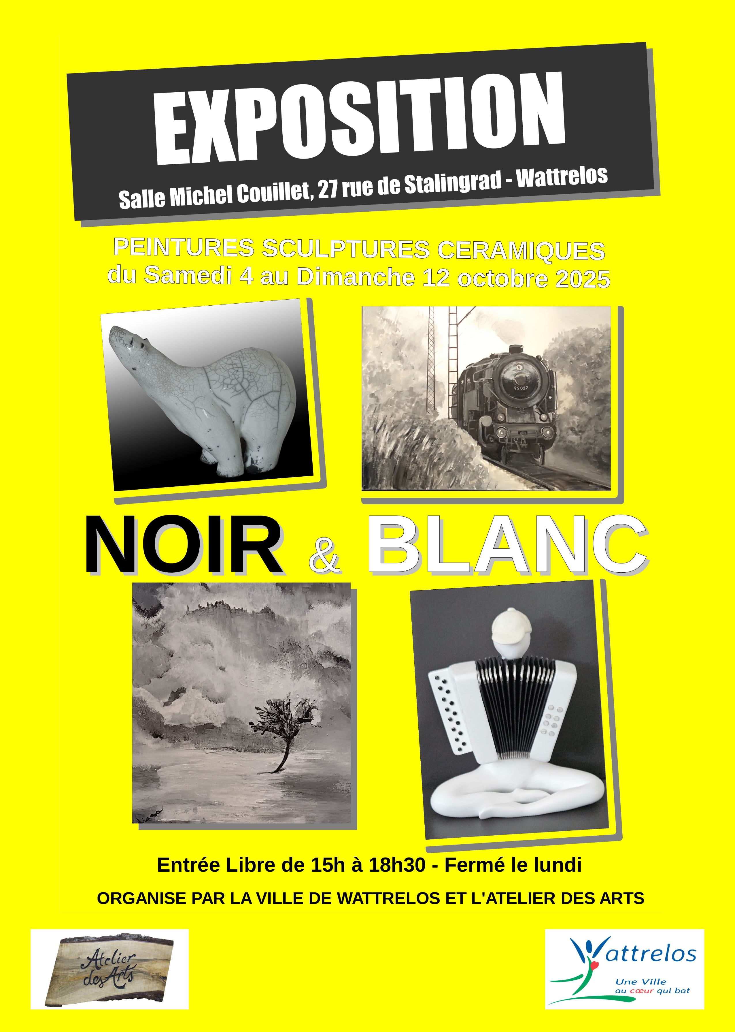 L’exposition des Artistes de l’Atelier des Arts de Wattrelos