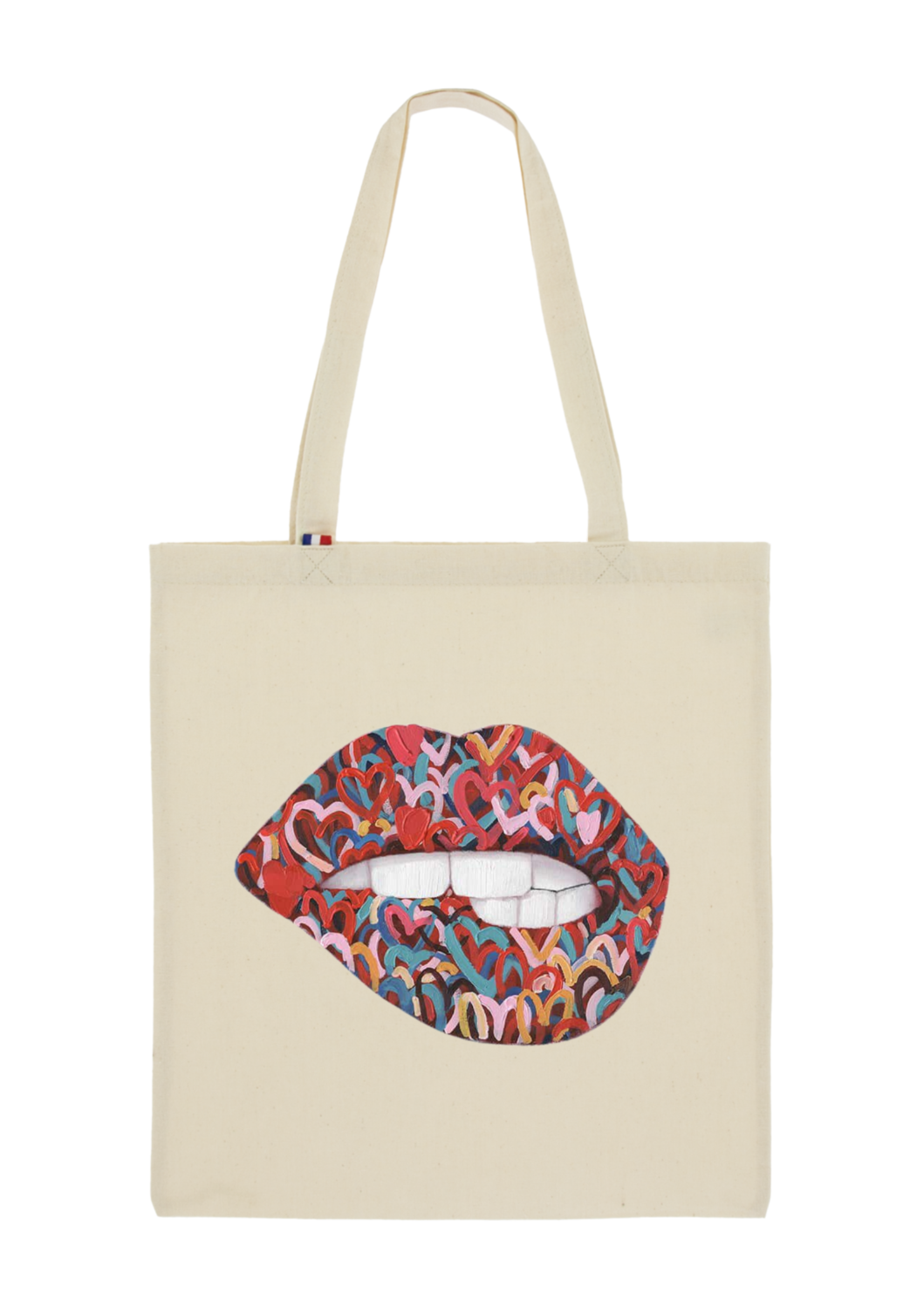 Atelier peinture du tote bag : Embrasse-moi