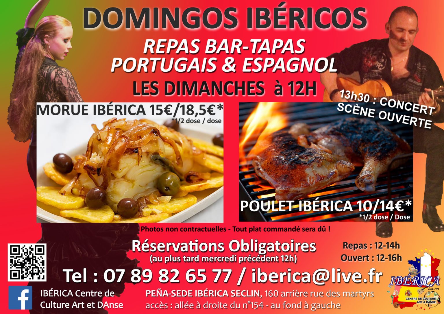 Domingos Ibéricos, un spectacle et repas