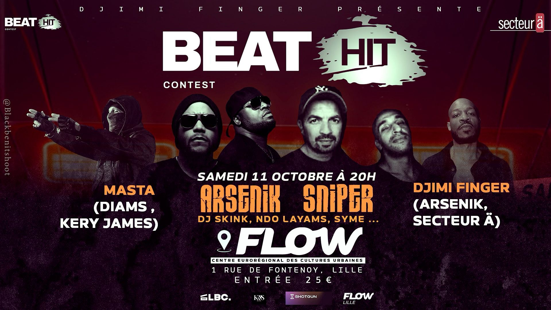 Beat Hit au Flow avec Ärsenik, Sniper, Masta, Djimifinger…