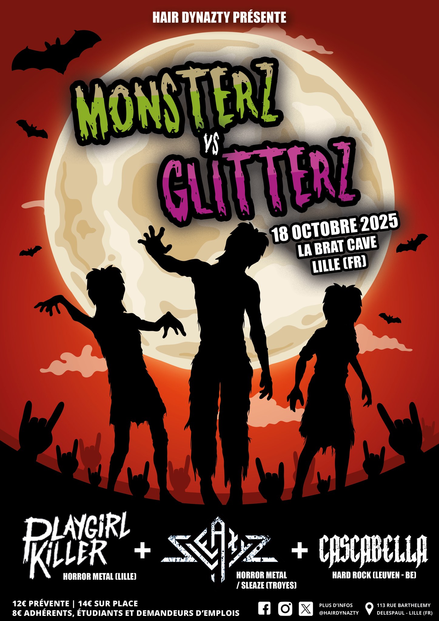 Soirée Halloween Hair Dynazty