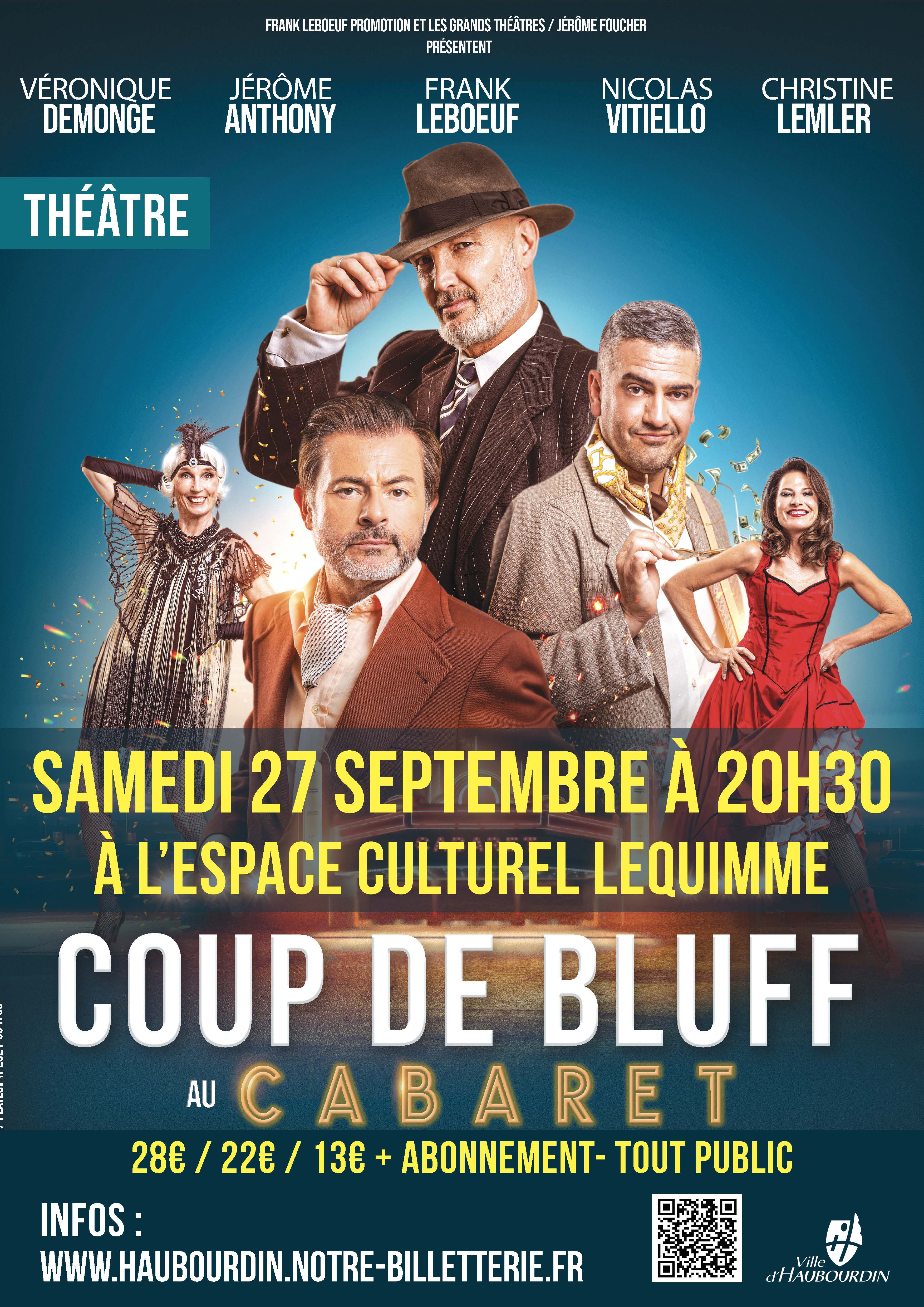 Le spectacle Coup de bluff au cabaret