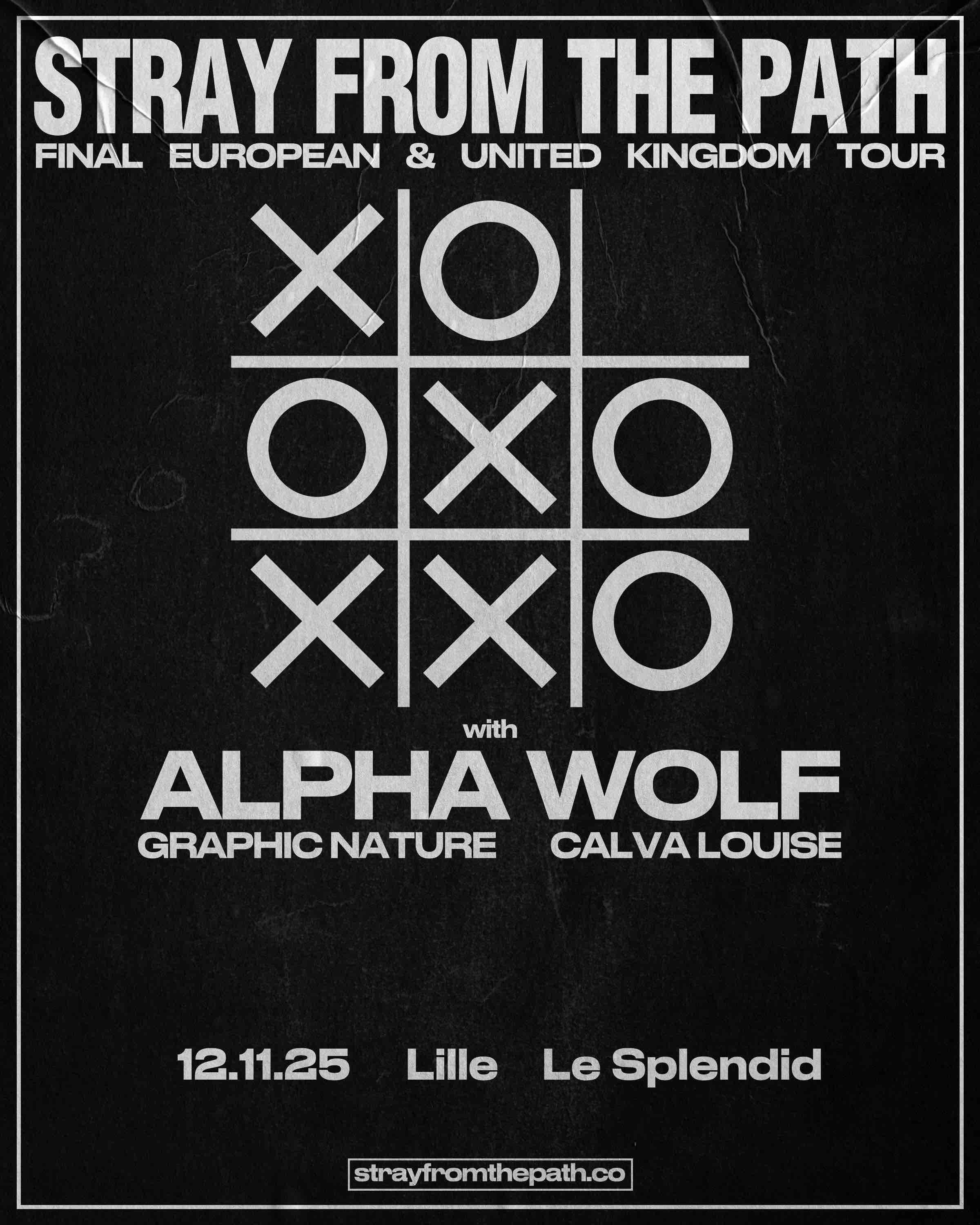 Stray From the Path + Alpha Wolf + Graphic Nature + Calva Louise