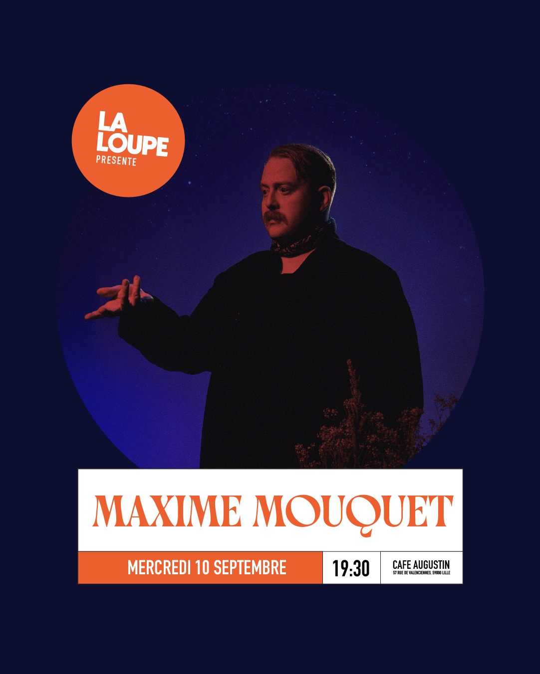 La Loupe présente Maxime Mouquet au Café Augustin