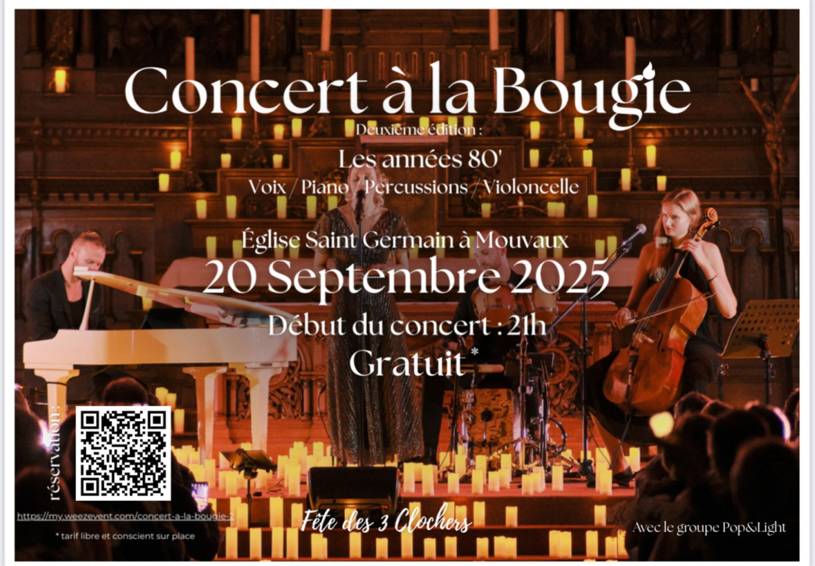 Concert à la bougie gratuit