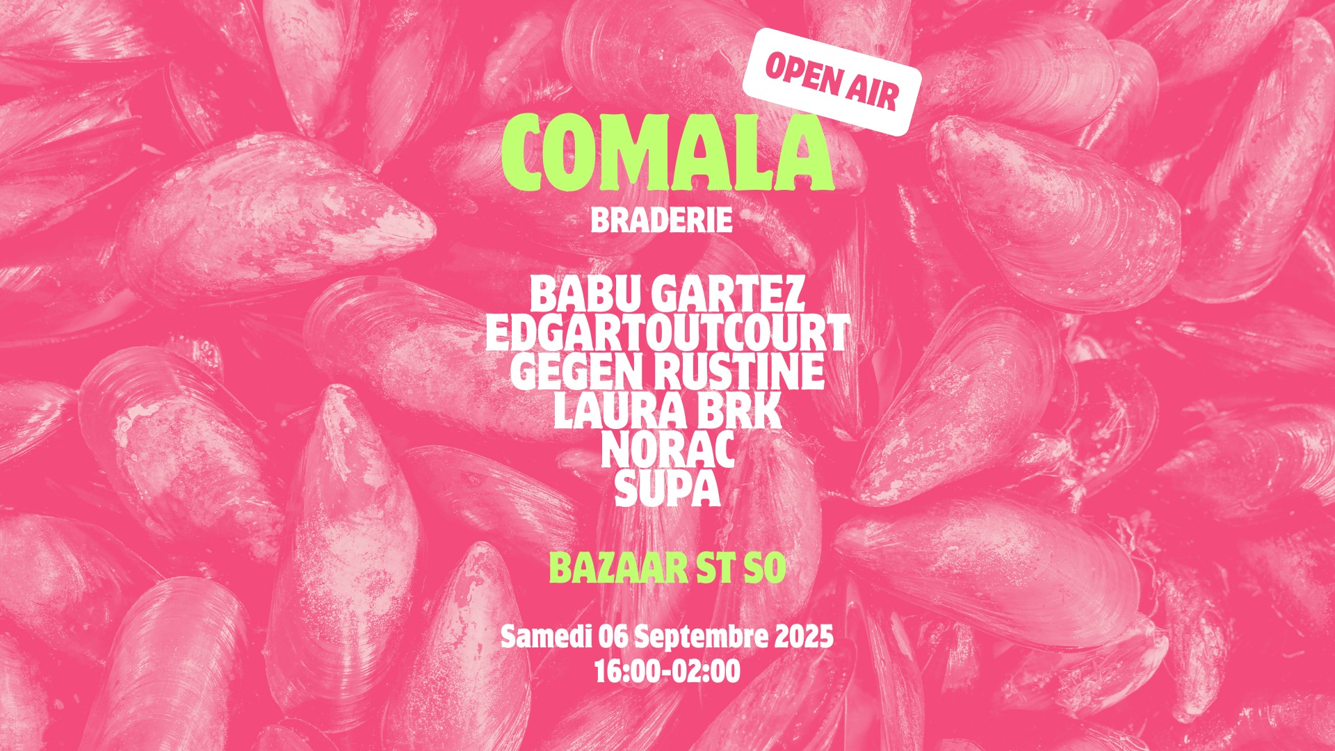 Comala pour la Braderie au Bazaar St So