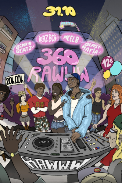 Rawww 360 : Ikaz Boi, Meel B, Binks Beatz, Blast Mafia