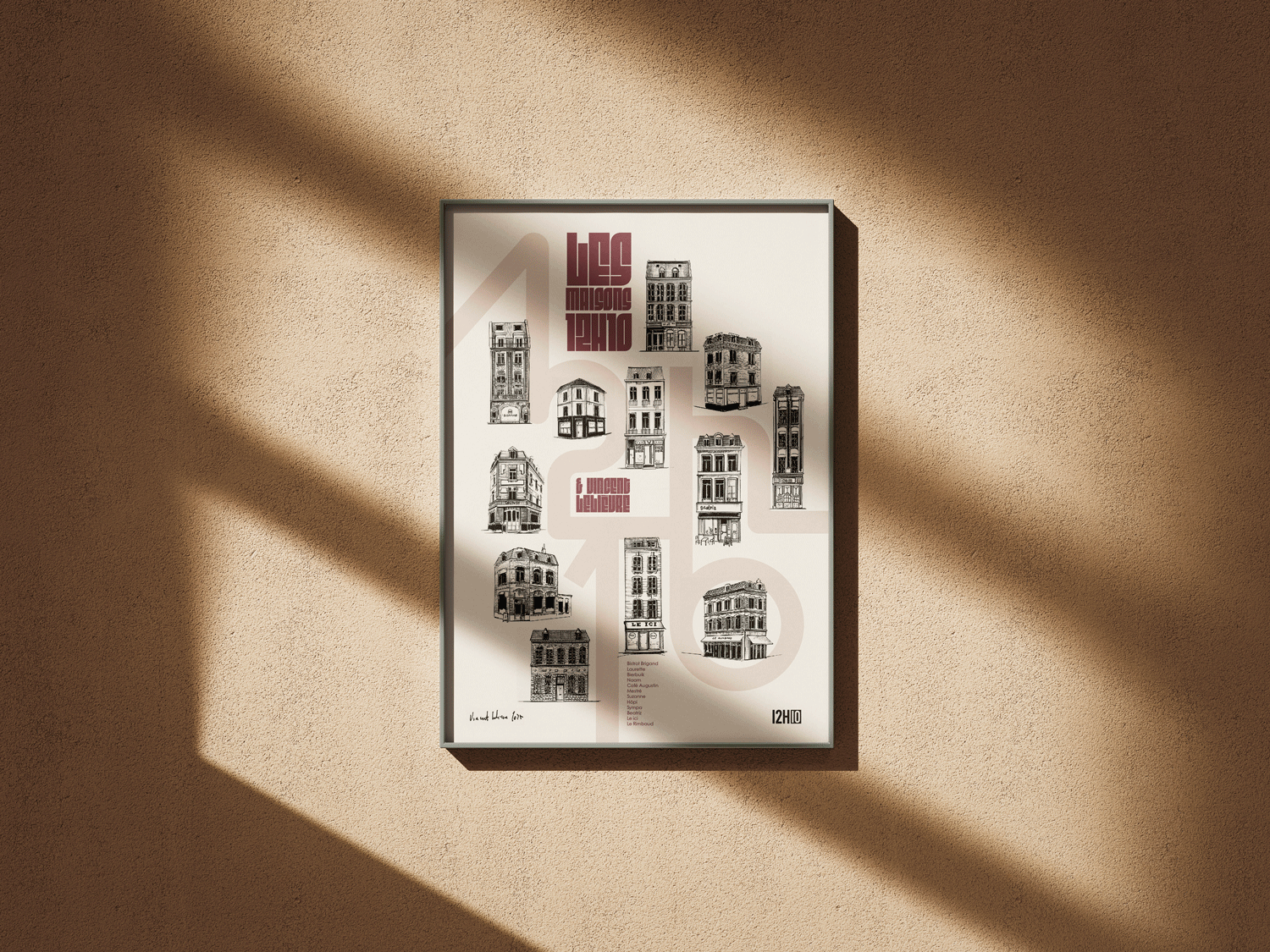 Les maisons 12h10 – Soirée de lancement de l’affiche