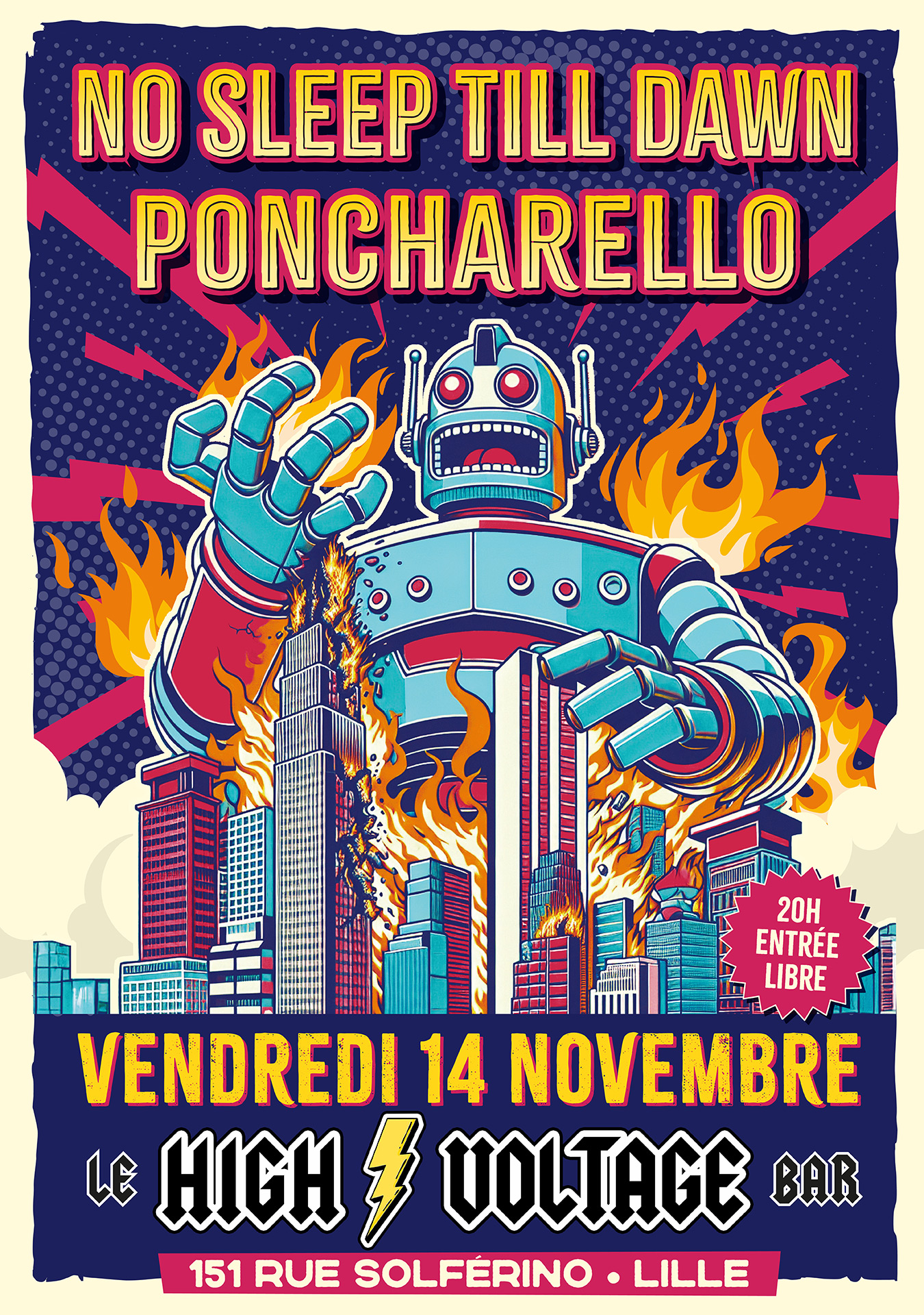 No Sleep Till Dawn + Poncharello