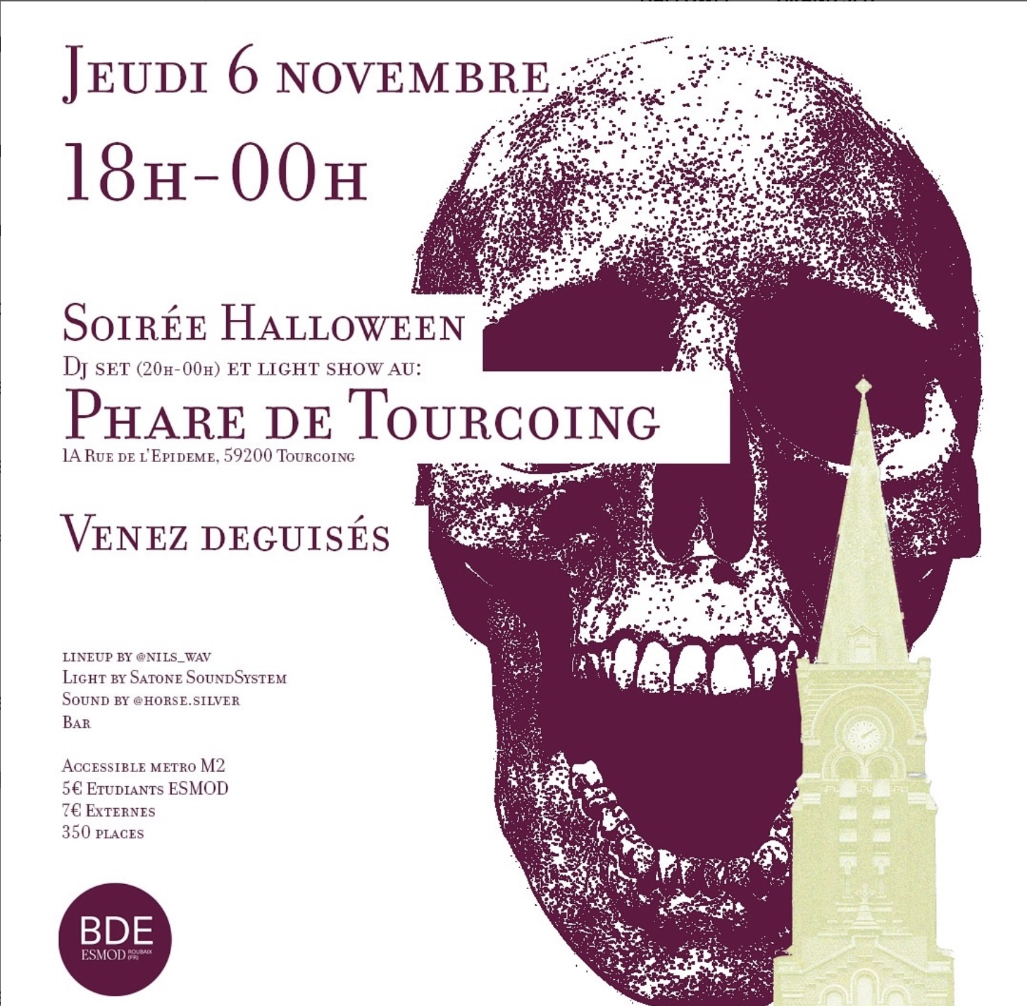 Soiree Halloween by ESMOD Roubaix