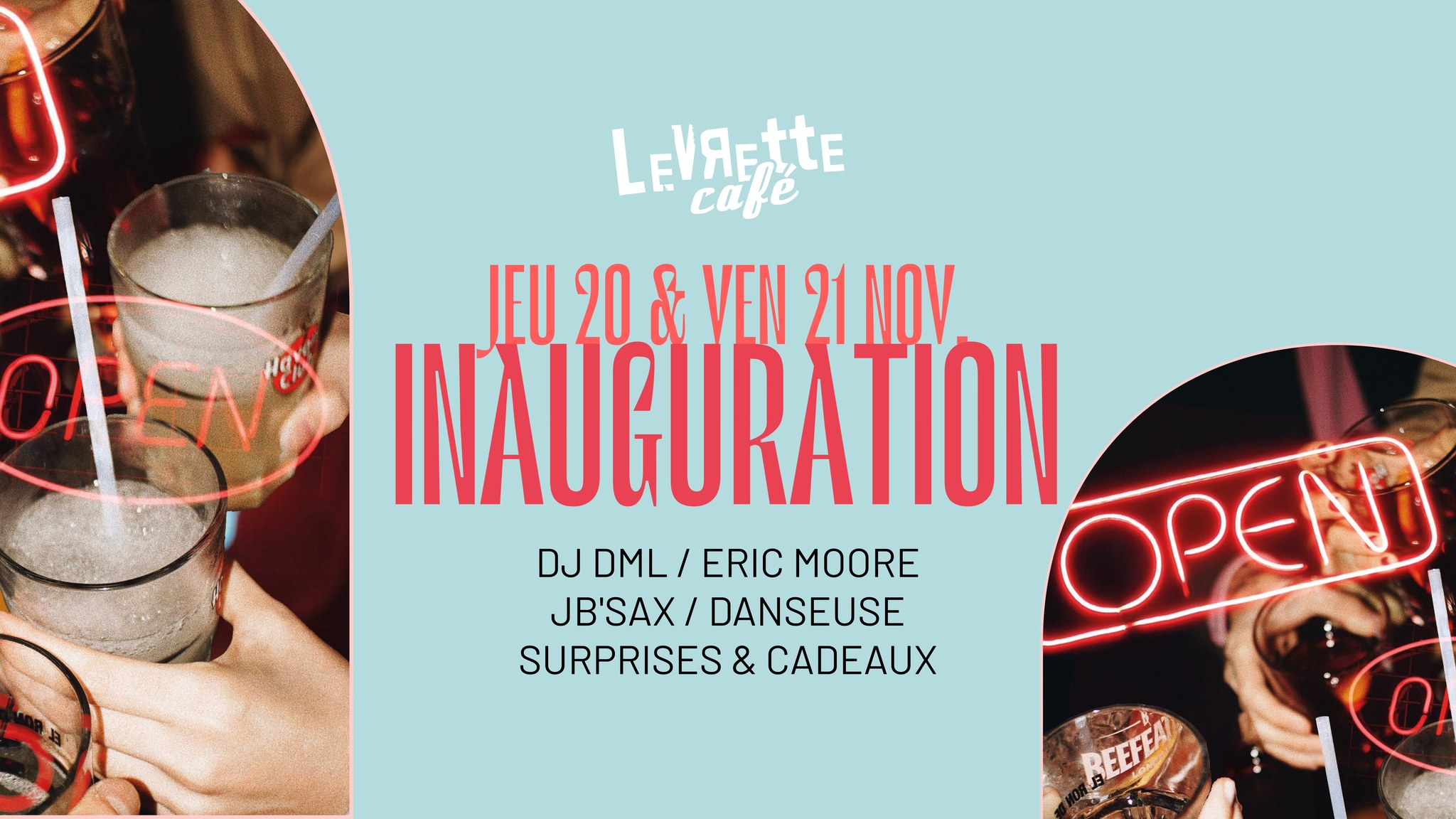 Levrette Café à Valenciennes Inauguration