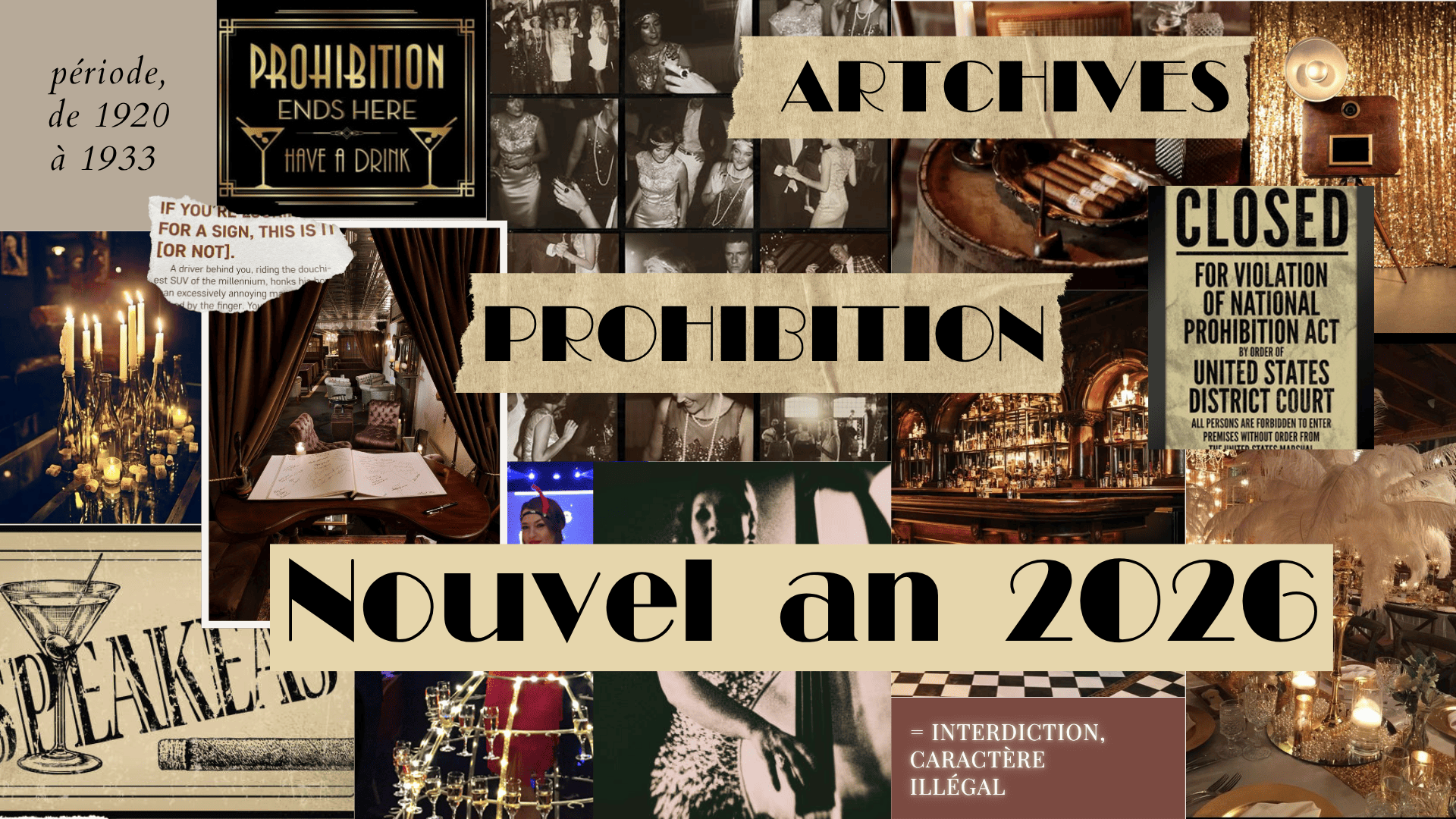 Prohibition Le Nouvel An Artchives 2026