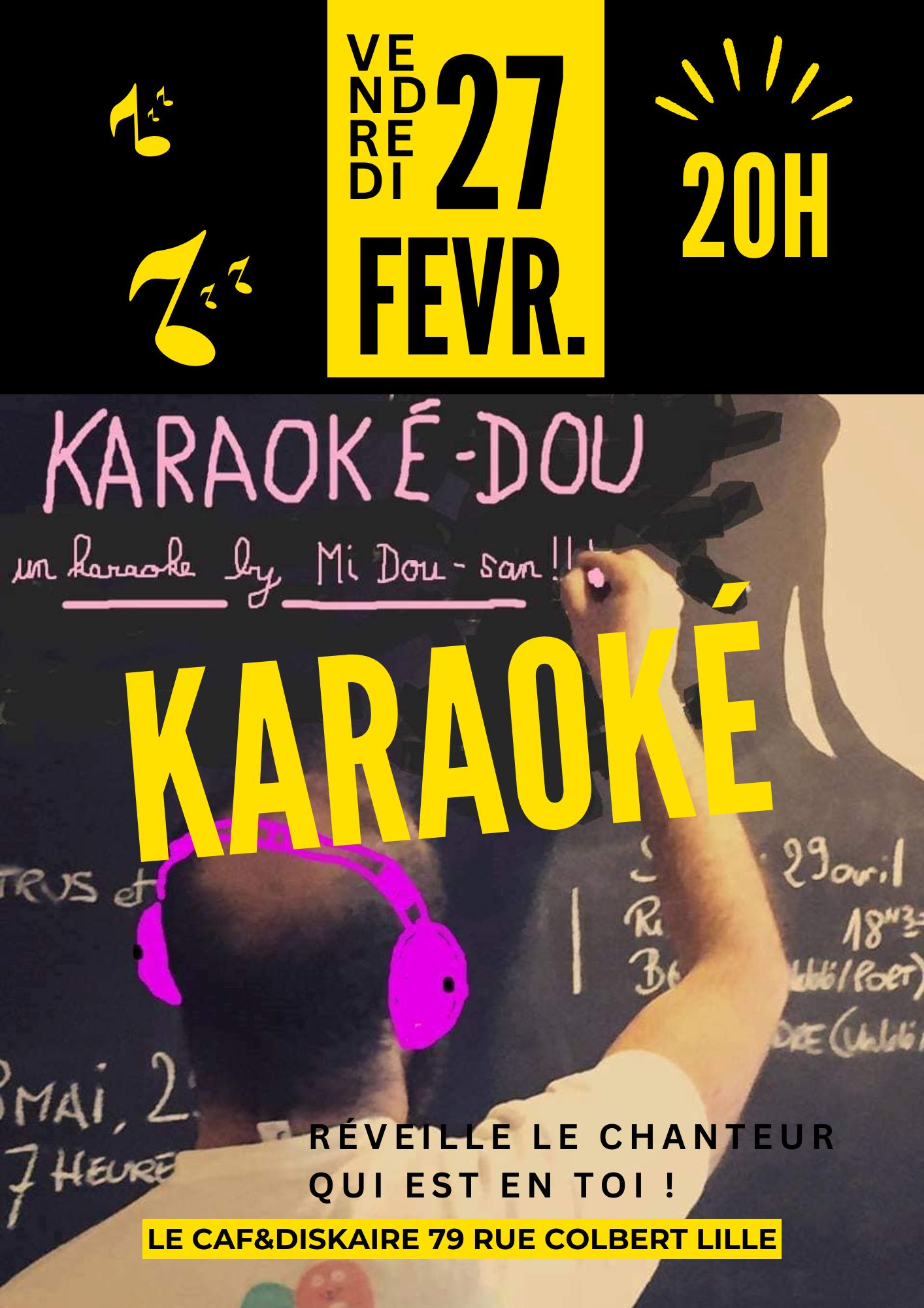 Karaoké-dou, le karaoké du Caf&diskaire