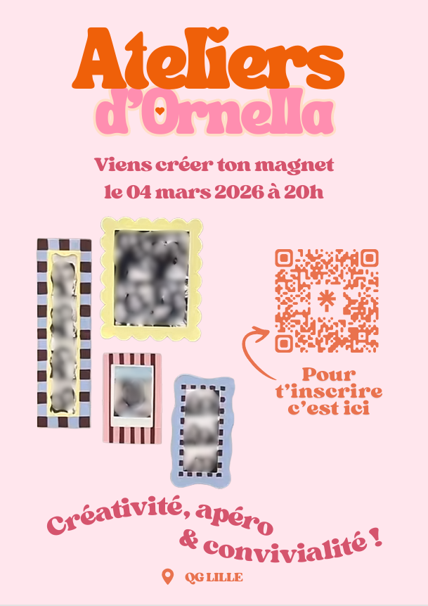 Apéro-créatif  – Crée ton magnet au QG