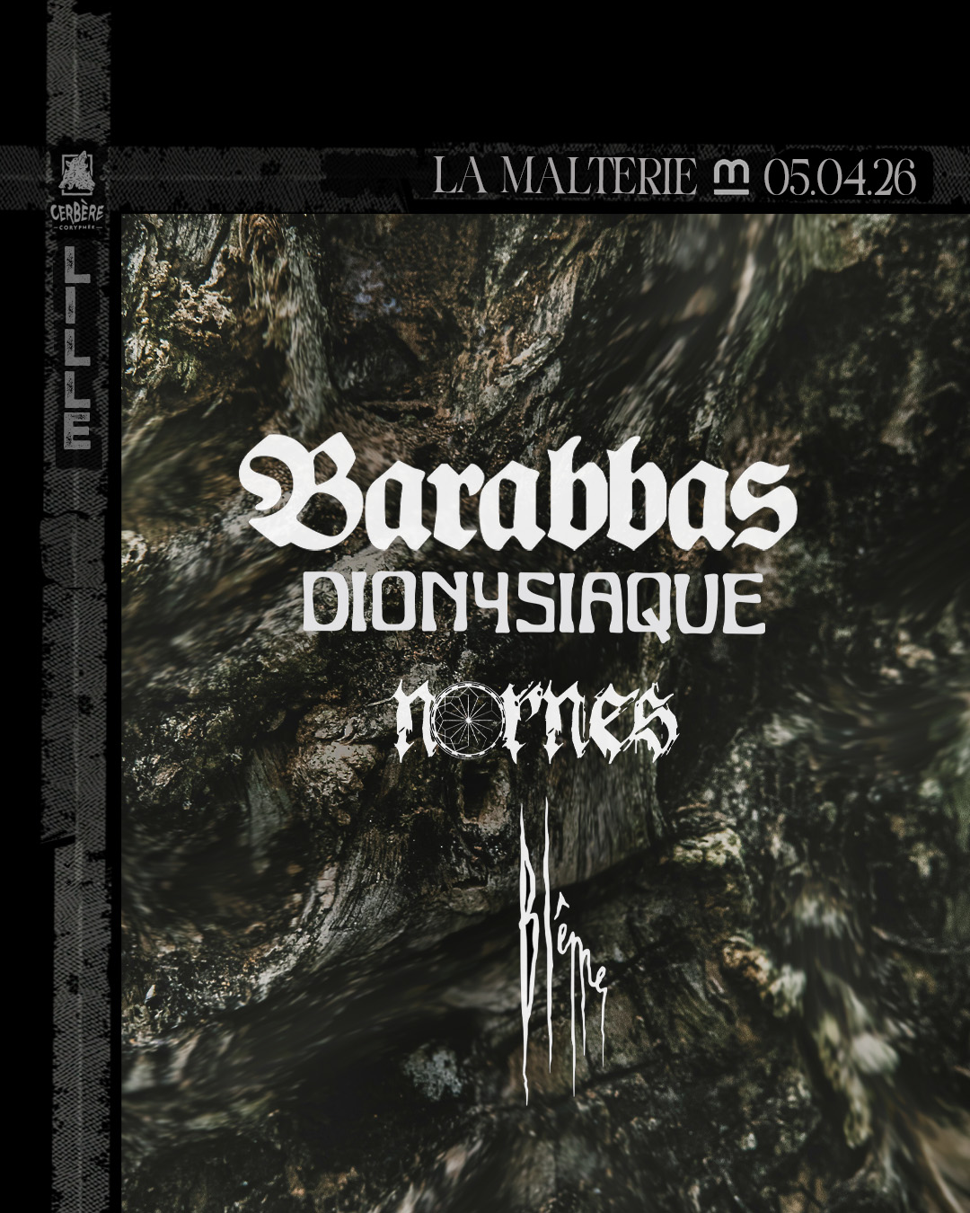Barabbas + Dionysiaque + Nornes + Blême