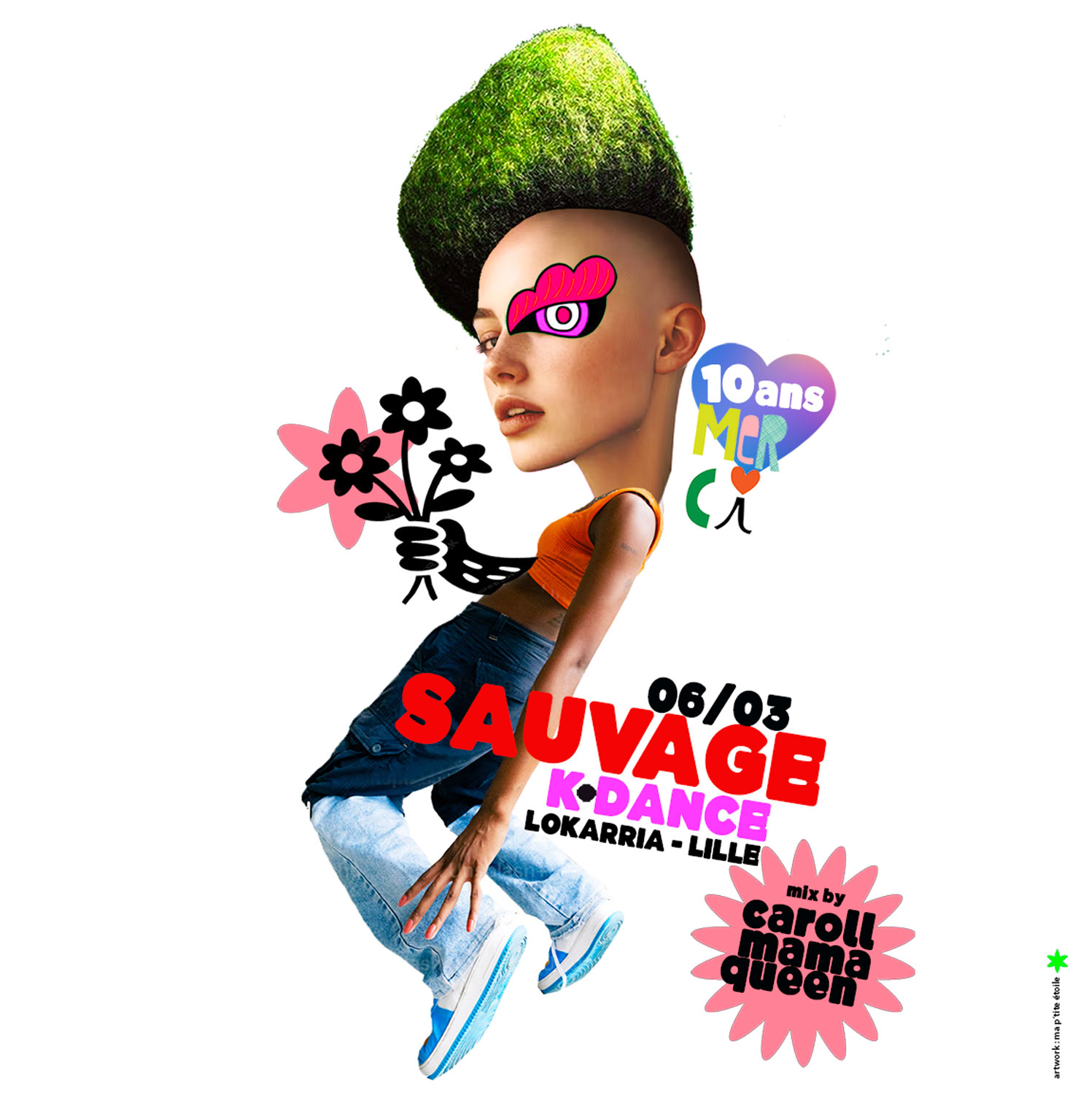 Sauvage K-Dance avec DJ Caroll Mamaqueen