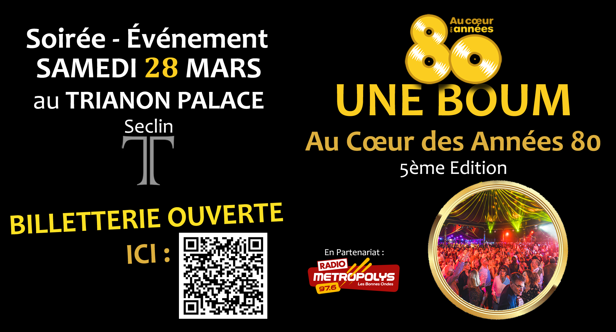 Une boum au cœur des années 80 –  5ème édition