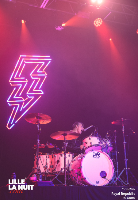 Royal Republic + Storm Orchestra à l&rsquo;Aéronef en live - photo n°22