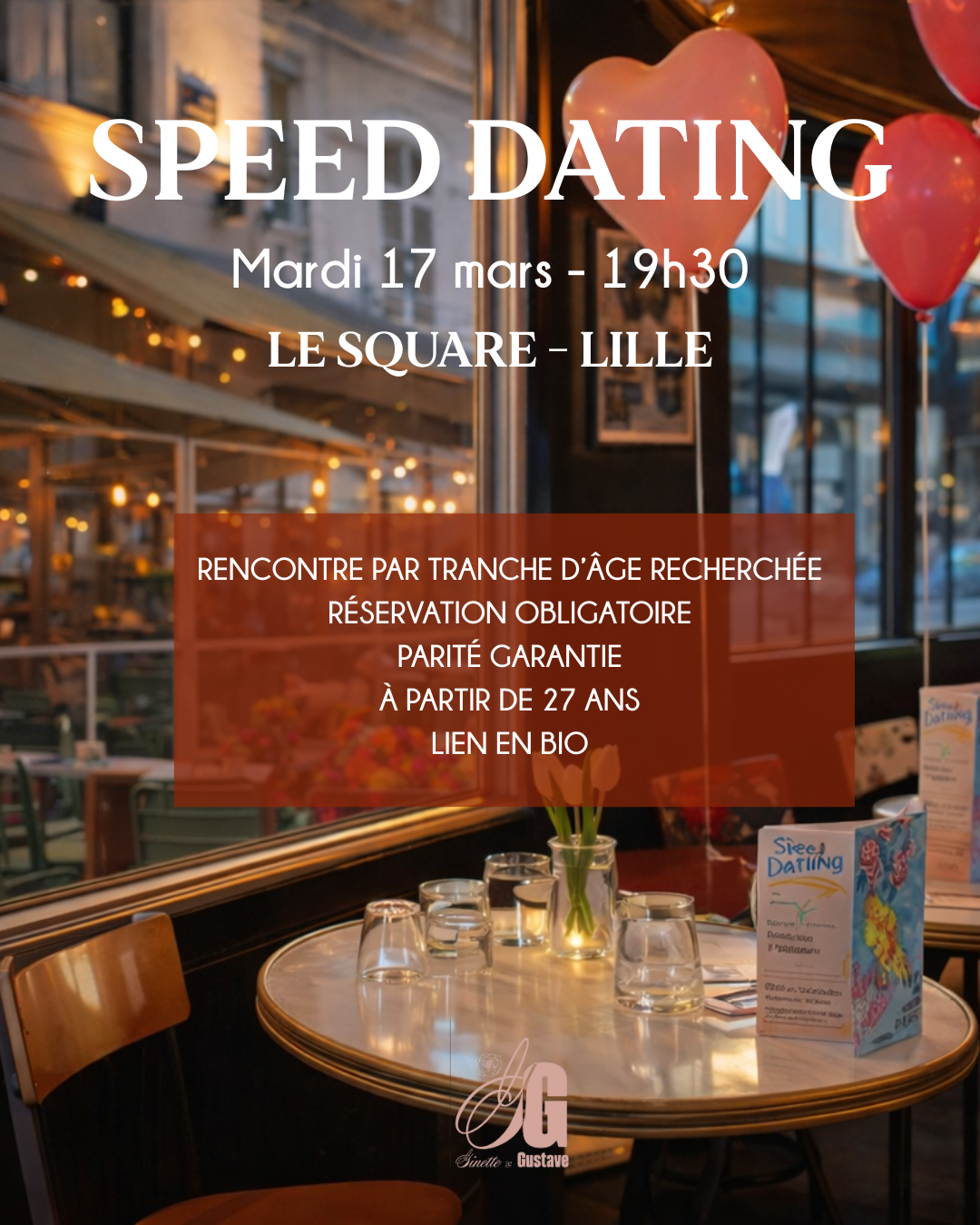 Grand speed dating par Ginette & Gustave