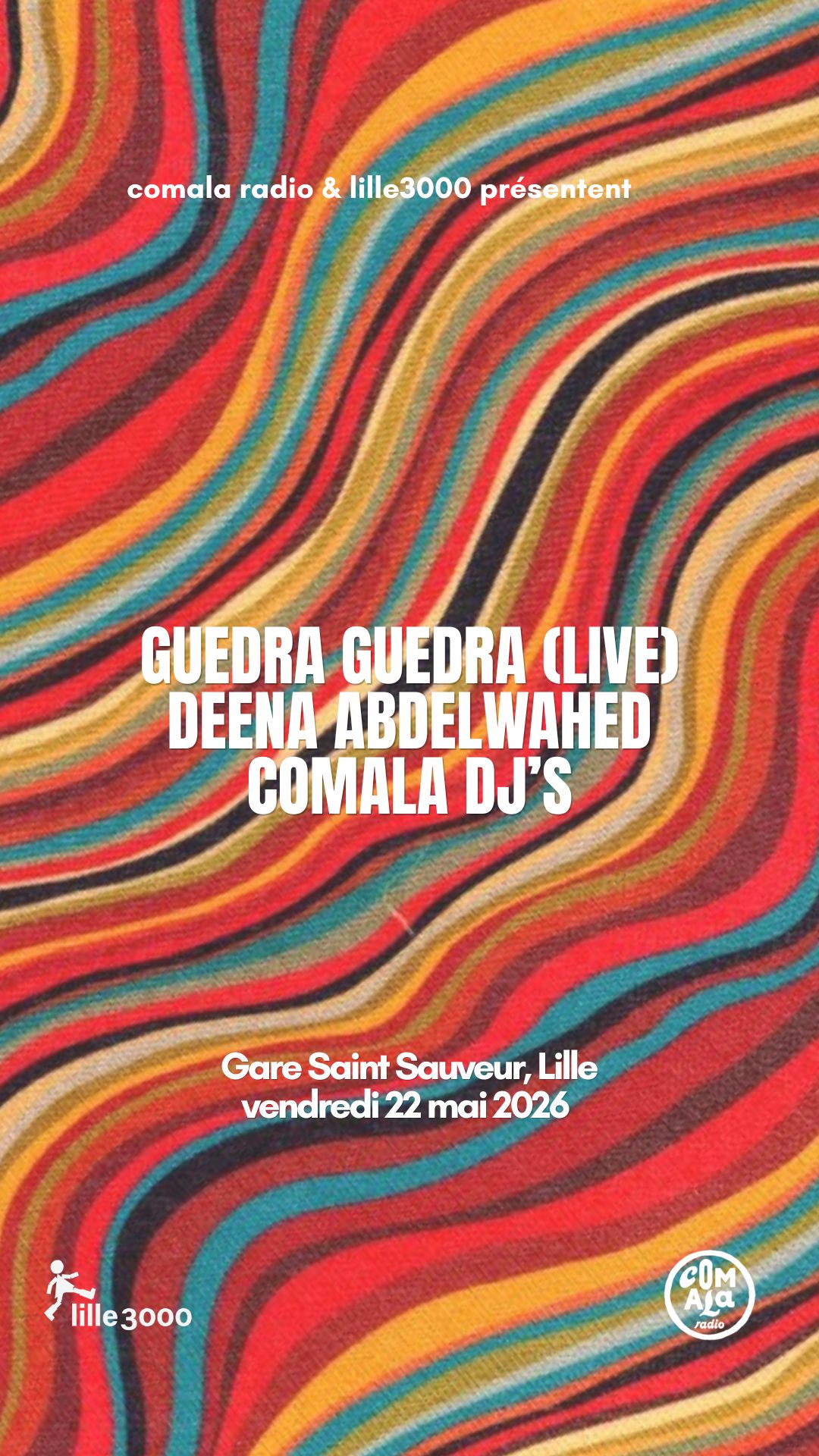 Gare Méditerranée – Guedra Guedra + Deena Abdelwahed + Comala