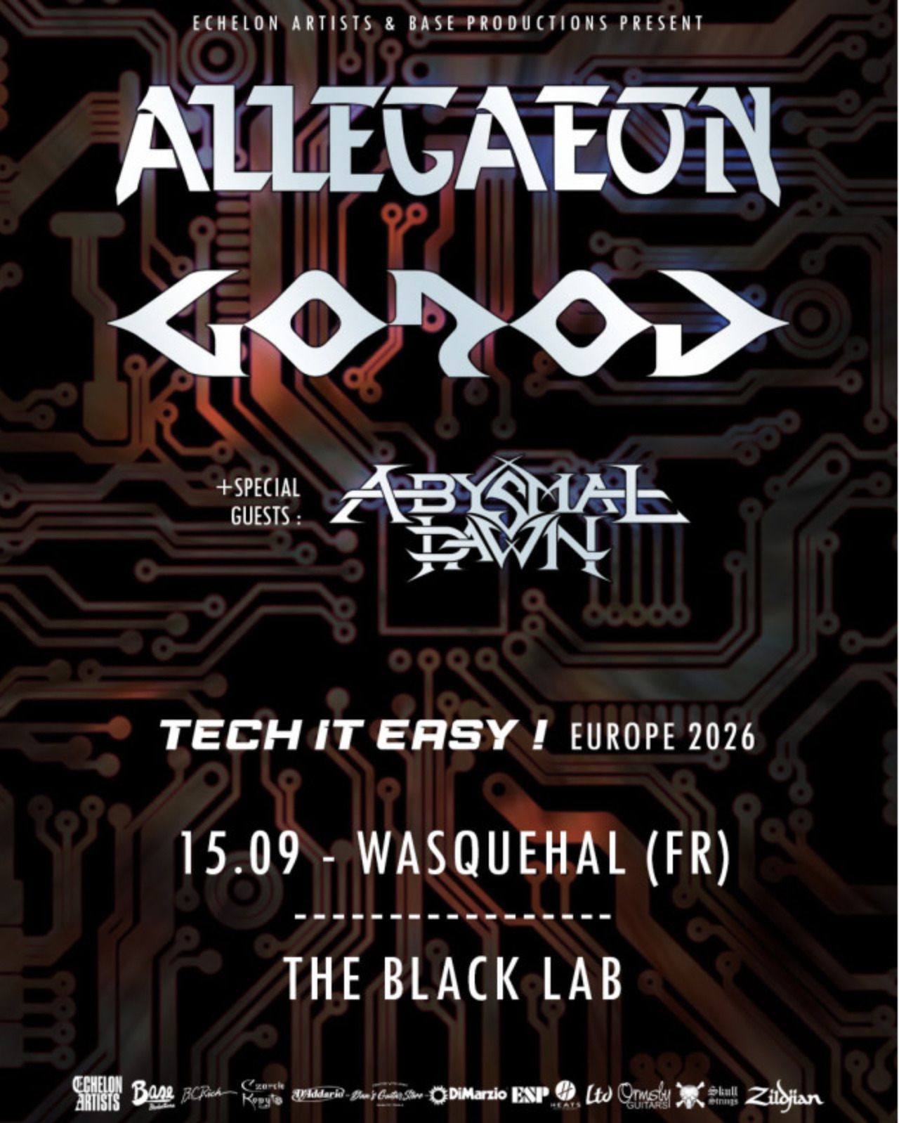 Allegaeon + Gorod + Abysmal Dawn