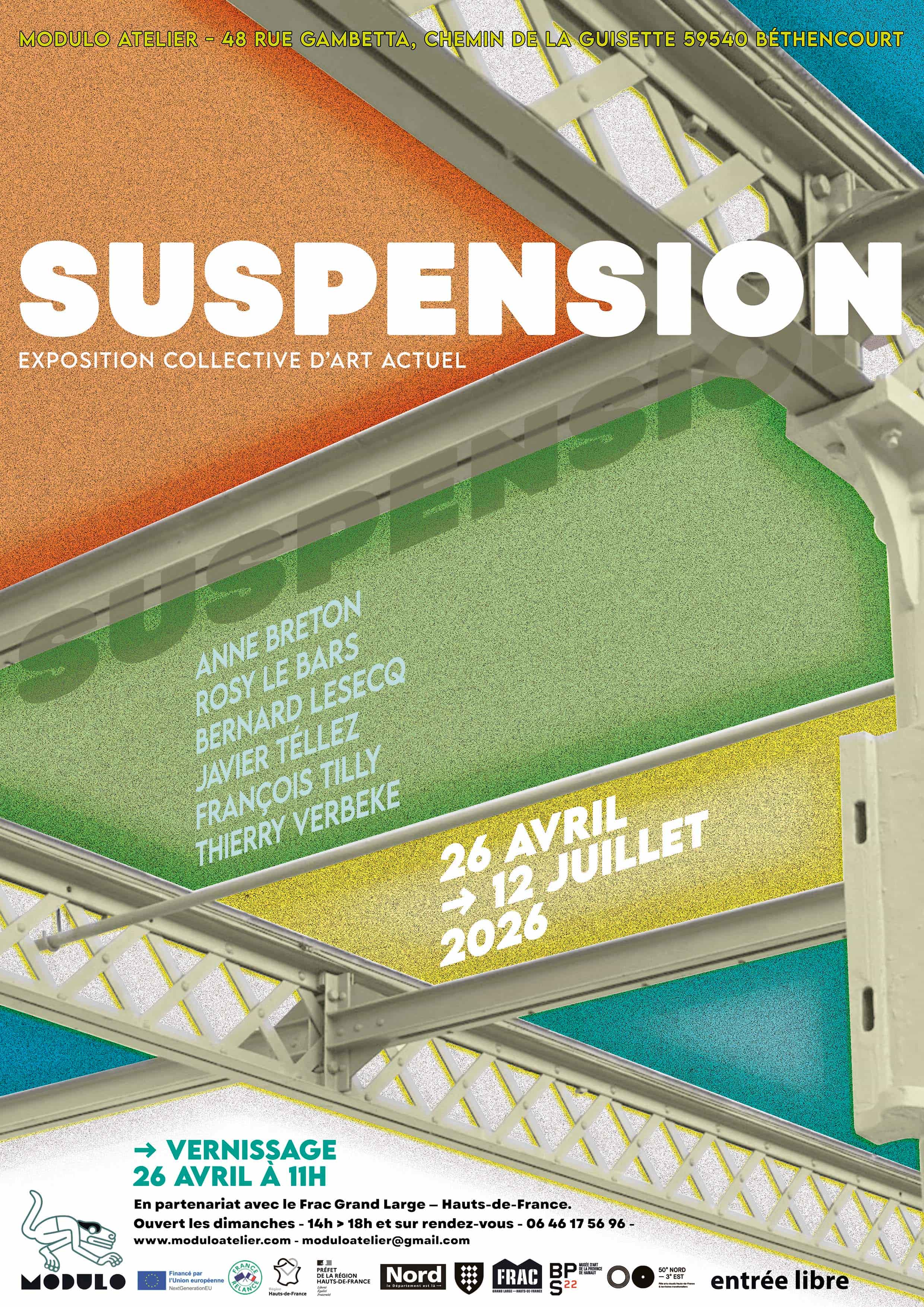 Suspension – Exposition d&rsquo;art contemporain