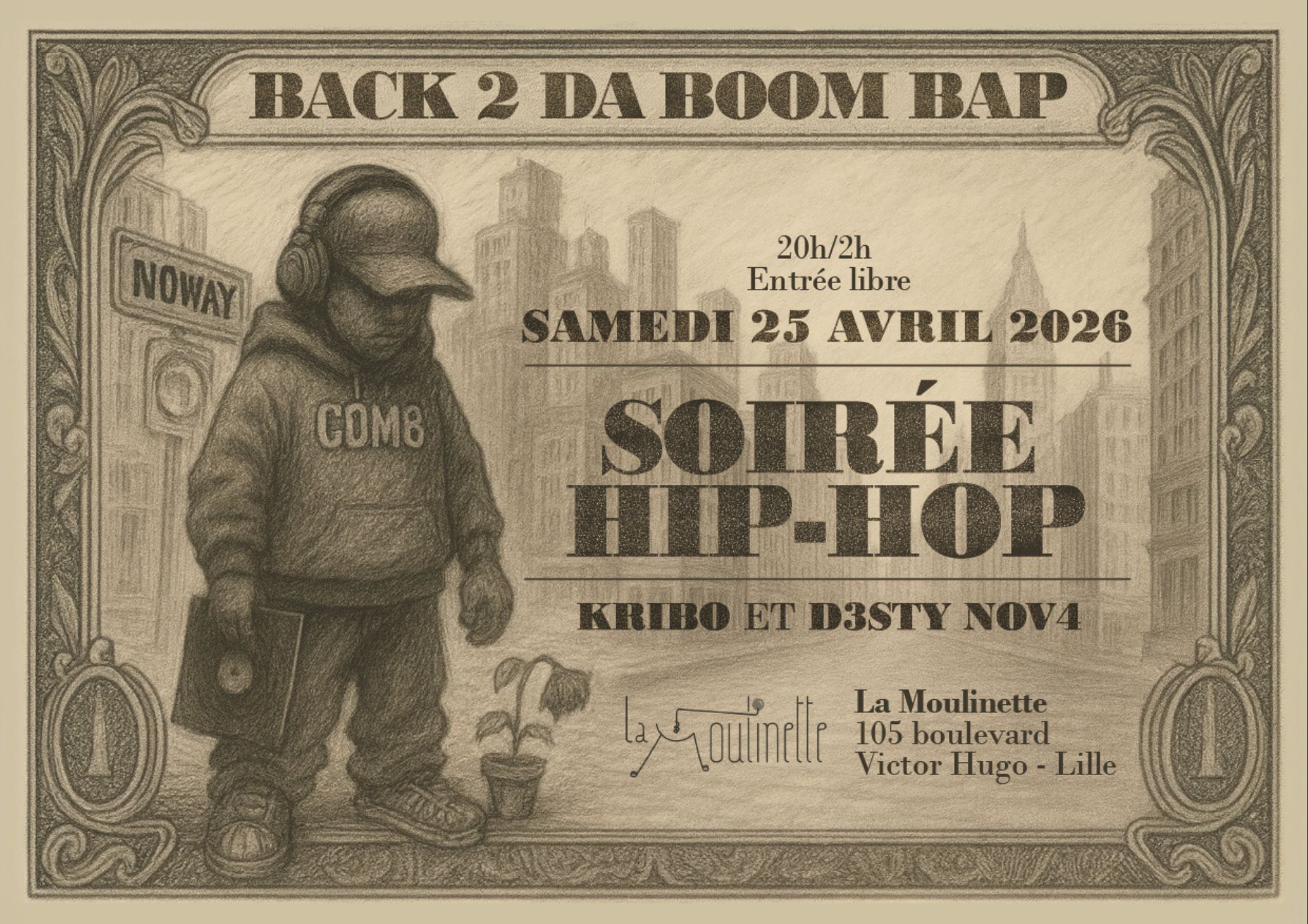Soirée hip hop – Dj set D3sty N0v4