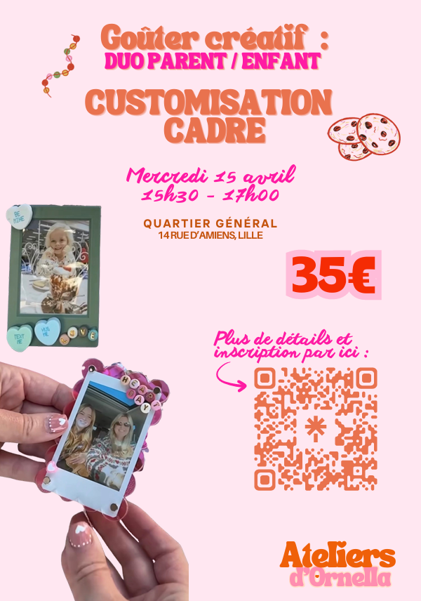 Goûter créatif parent/enfant