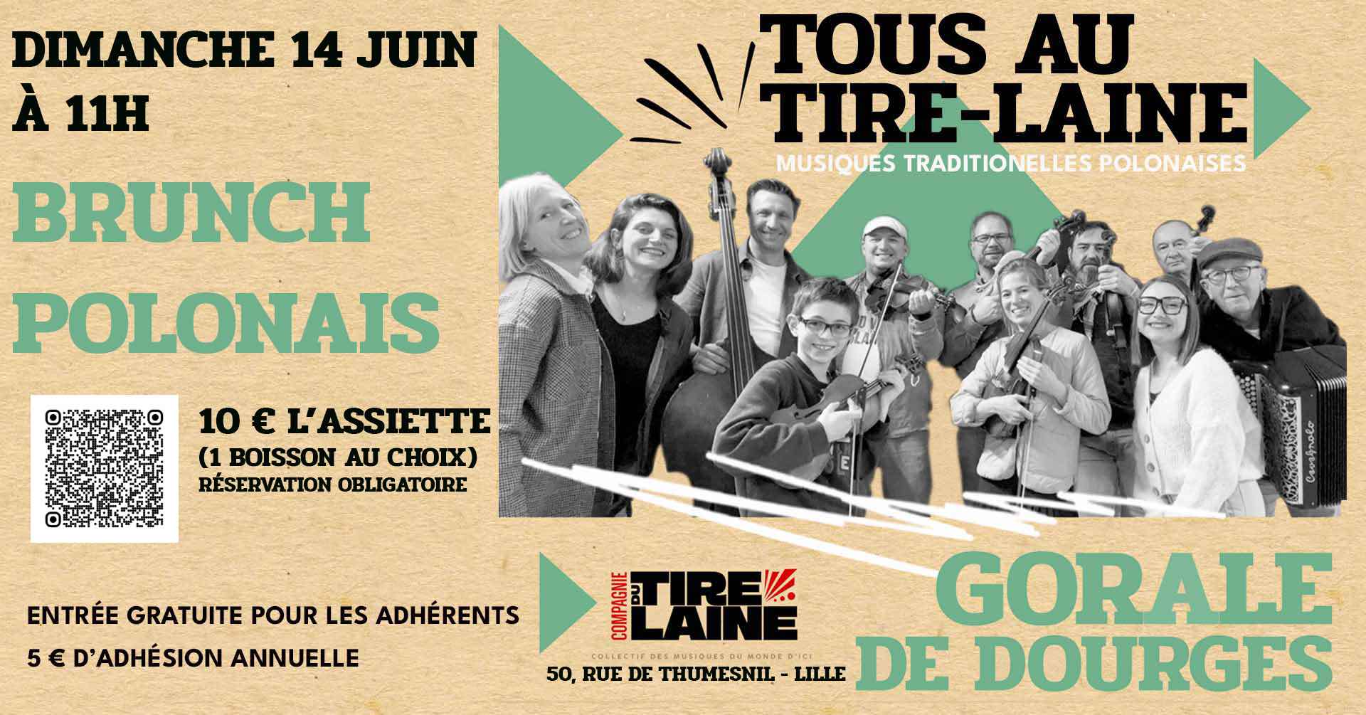 Tous au Tire-Laine – Spécial brunch polonais