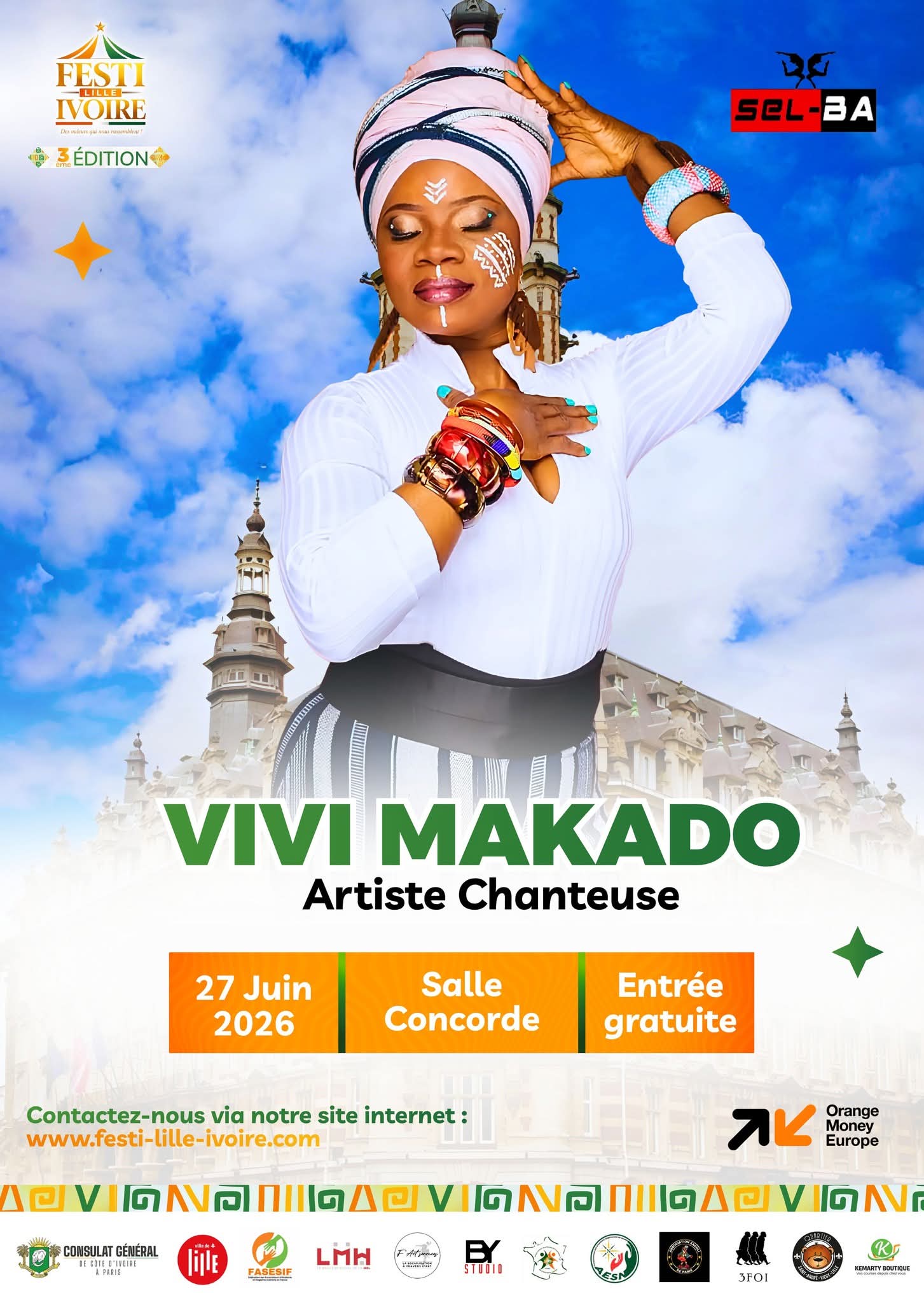 Vivi Makado au Festi Lille Ivoire